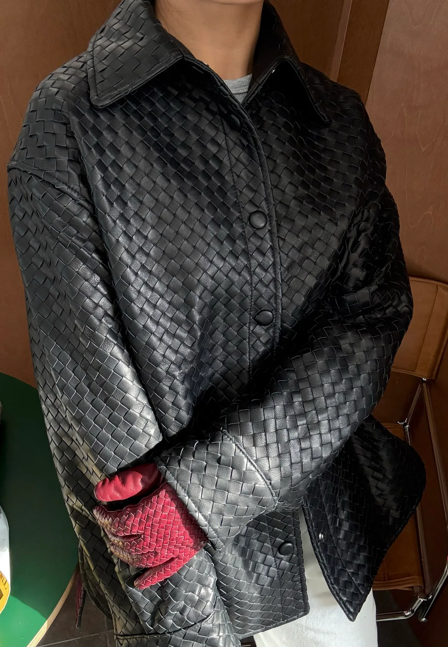 Кожаные Куртки И Дублёнки Женские Bottega Veneta 1882966