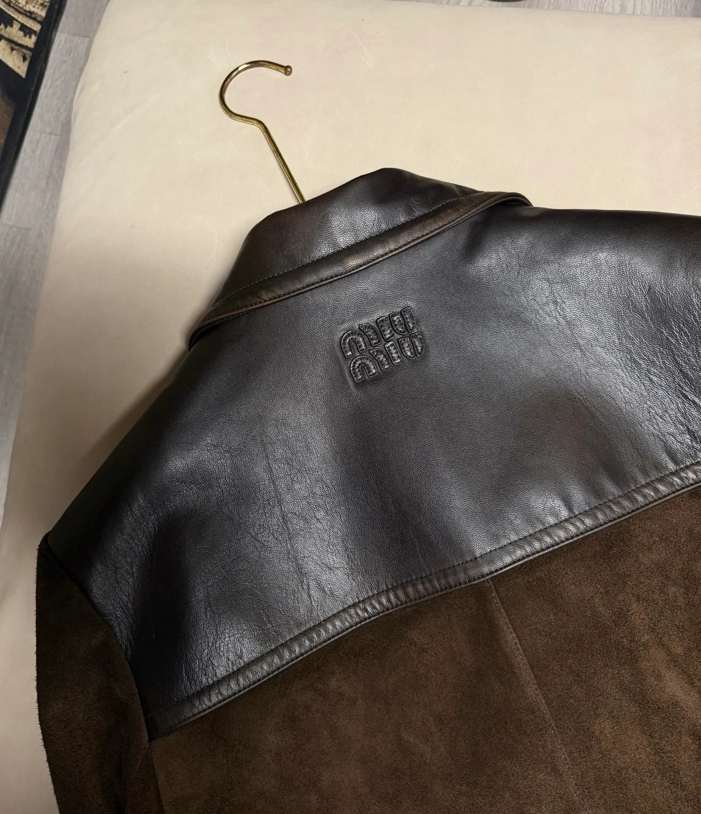 Кожаные Куртки И Дублёнки Женские Miu Miu 18358904