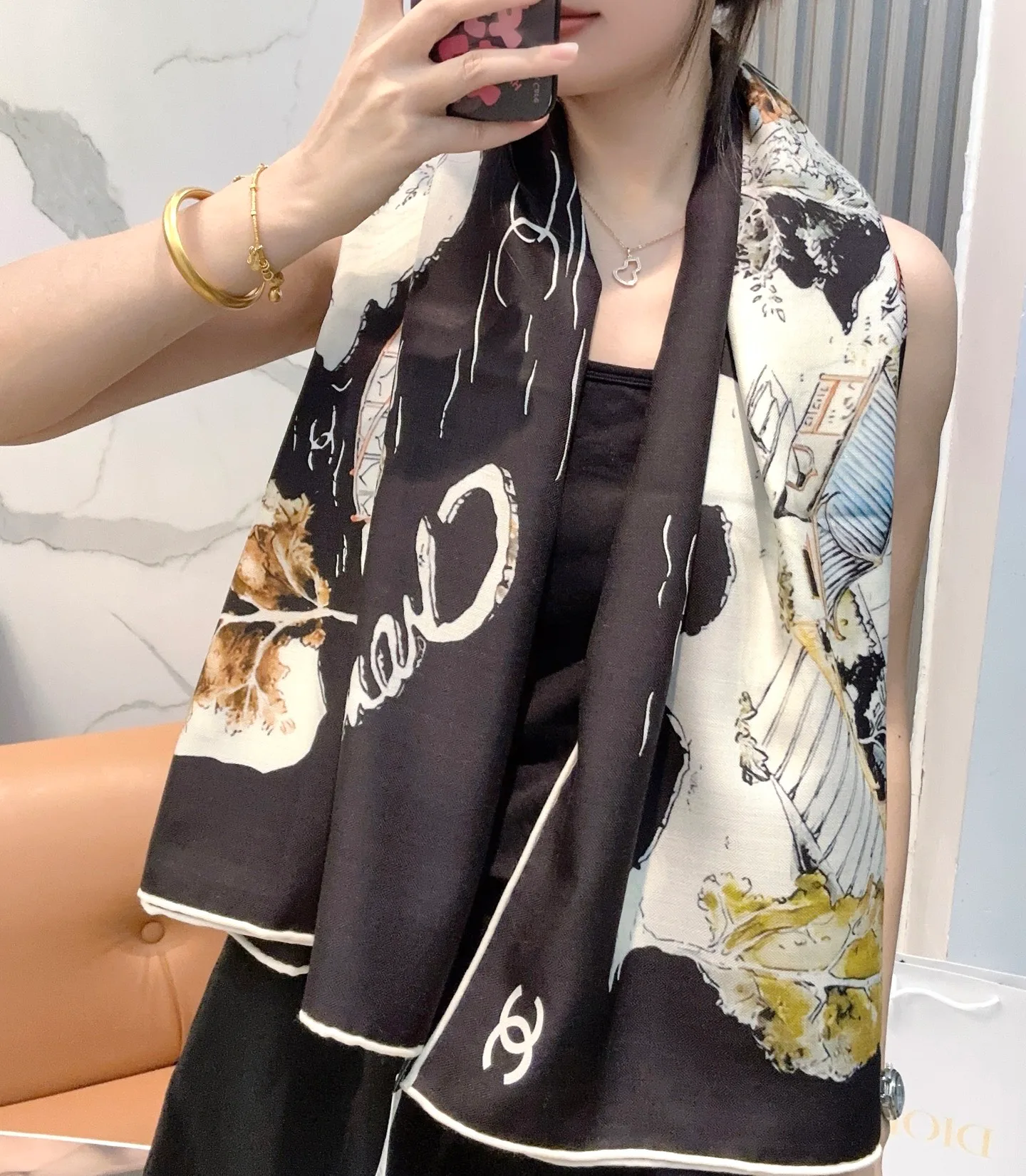 Шарфы Chanel 387047