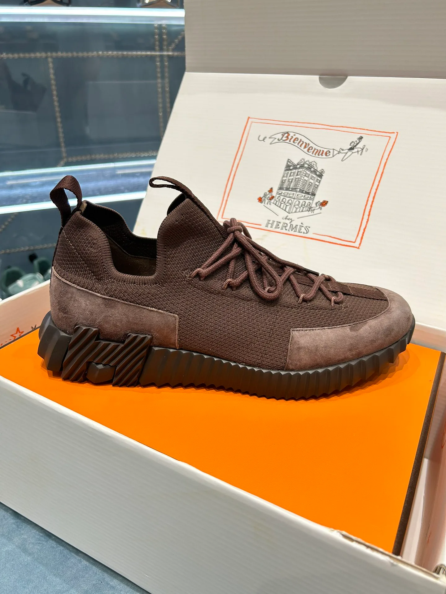 Кроссовки Женские Hermes 347715