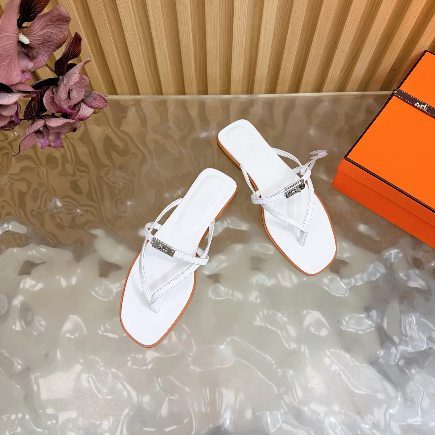 Шлепанцы Женские Hermes 805057