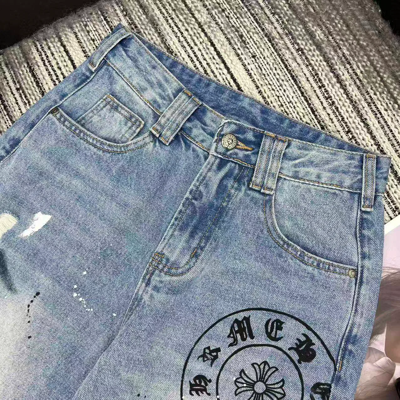 Джинсы Женские Chrome Hearts 11389594