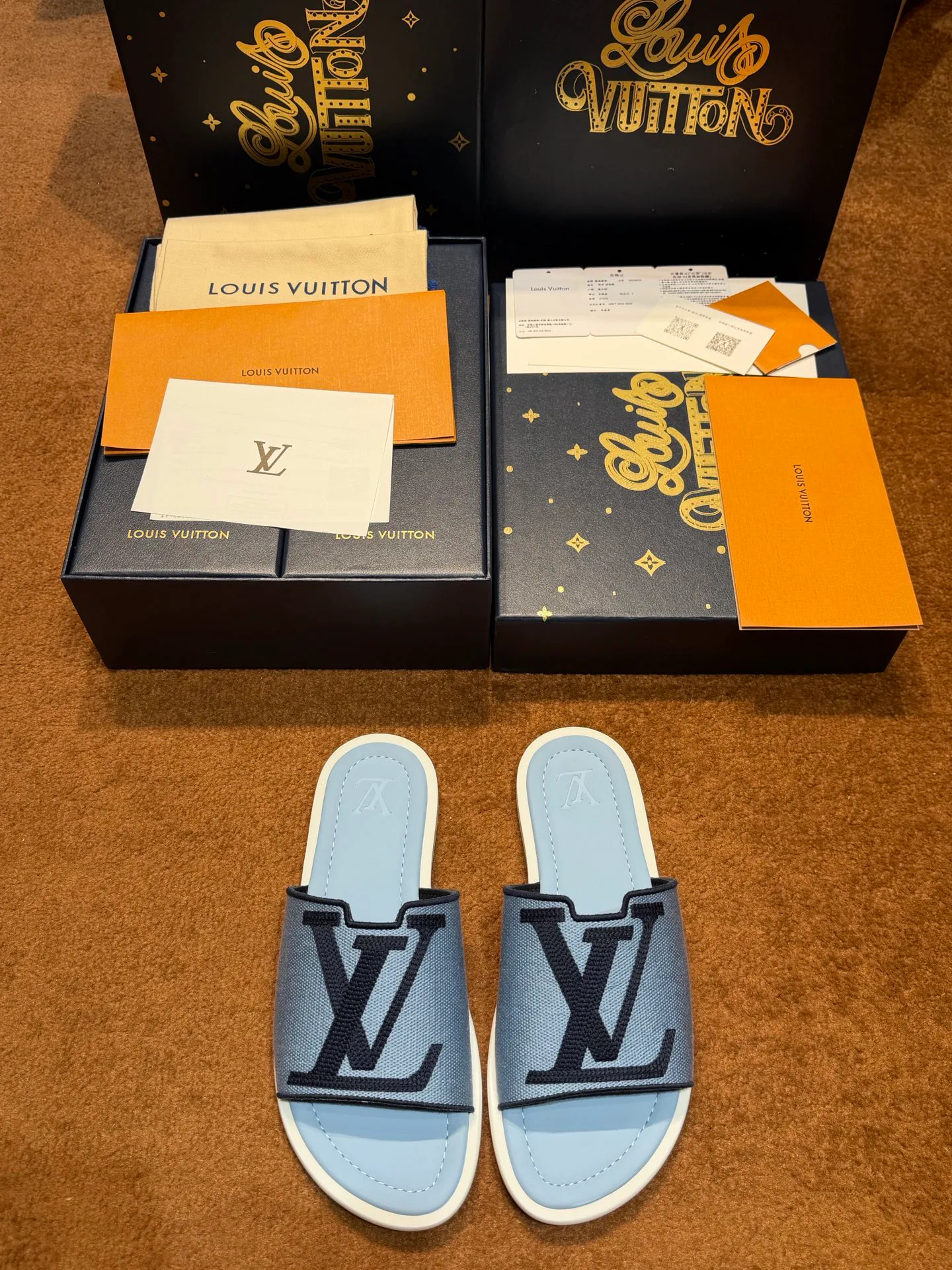 Шлепанцы Мужские Louis Vuitton 17342954