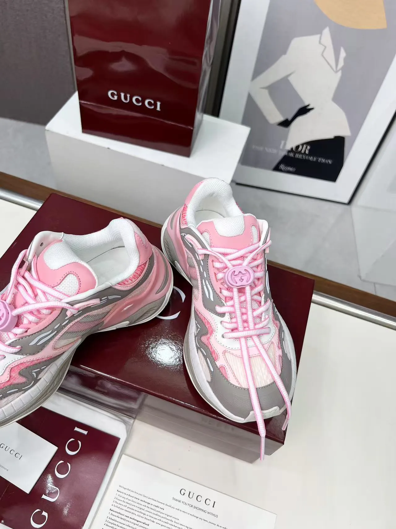 Кроссовки Женские Gucci 46011