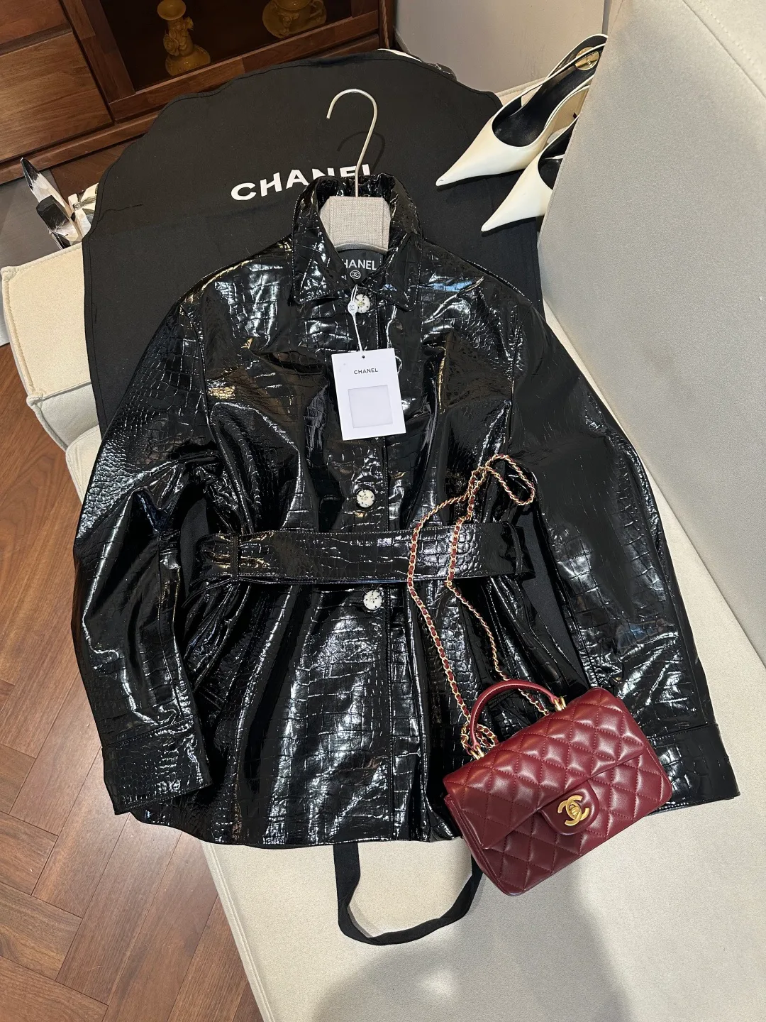 Кожаные Куртки И Дублёнки Женские Chanel 18637909