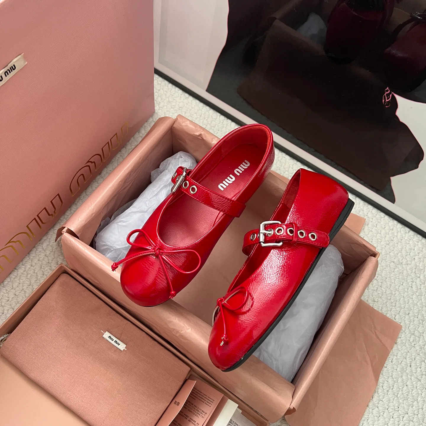 Балетки Женские Miu Miu 11543813