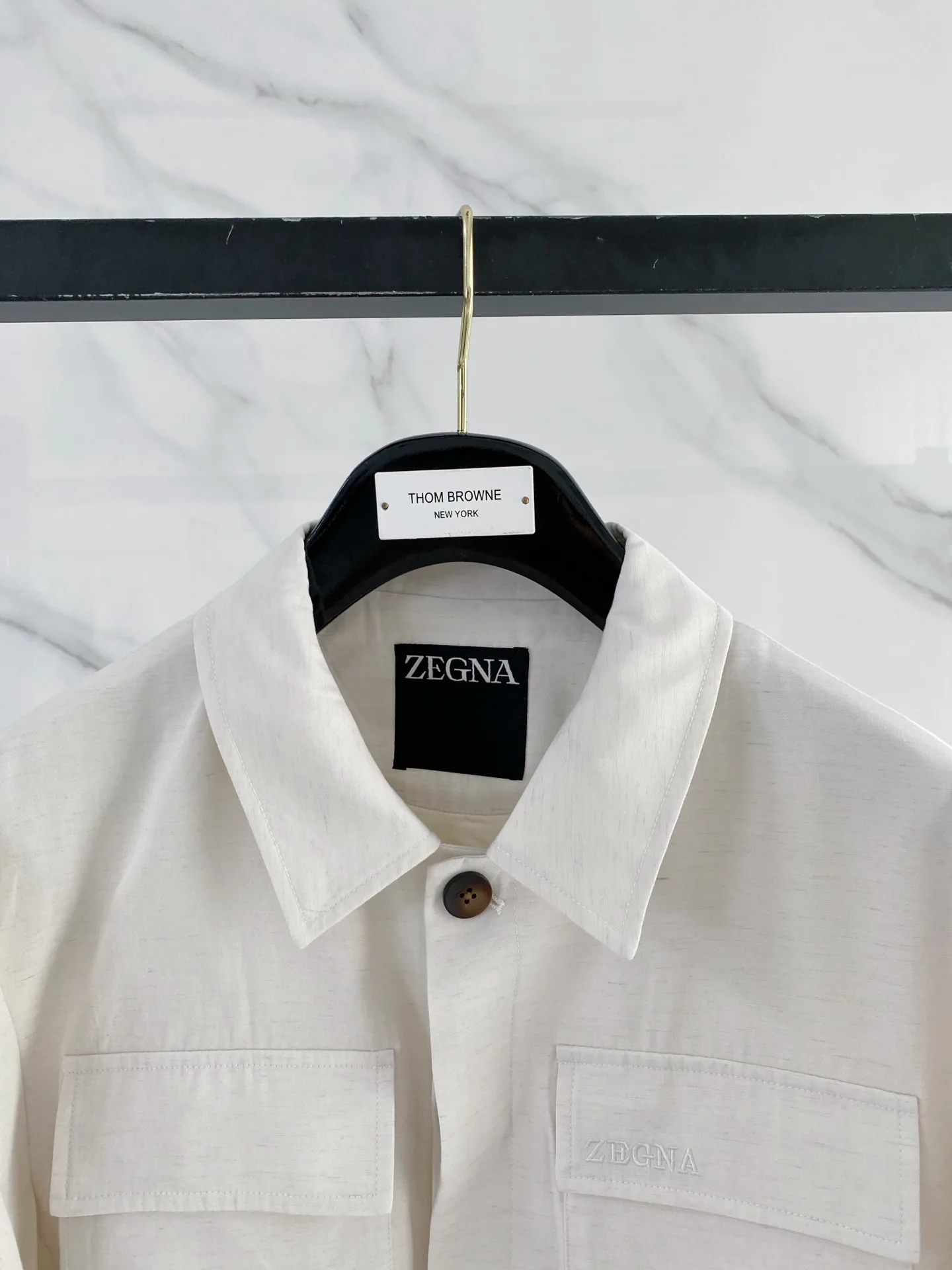 Рубашки Мужские Zegna 17993187