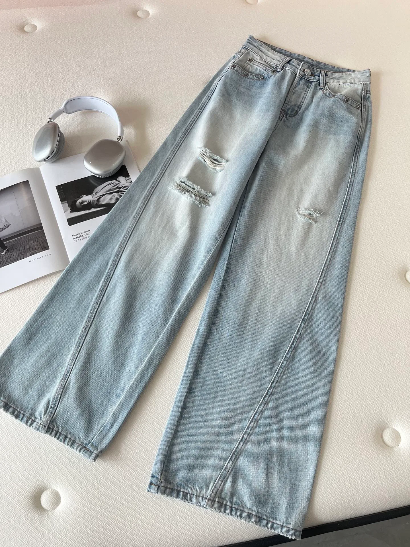 Джинсы Женские Chrome Hearts 9669142