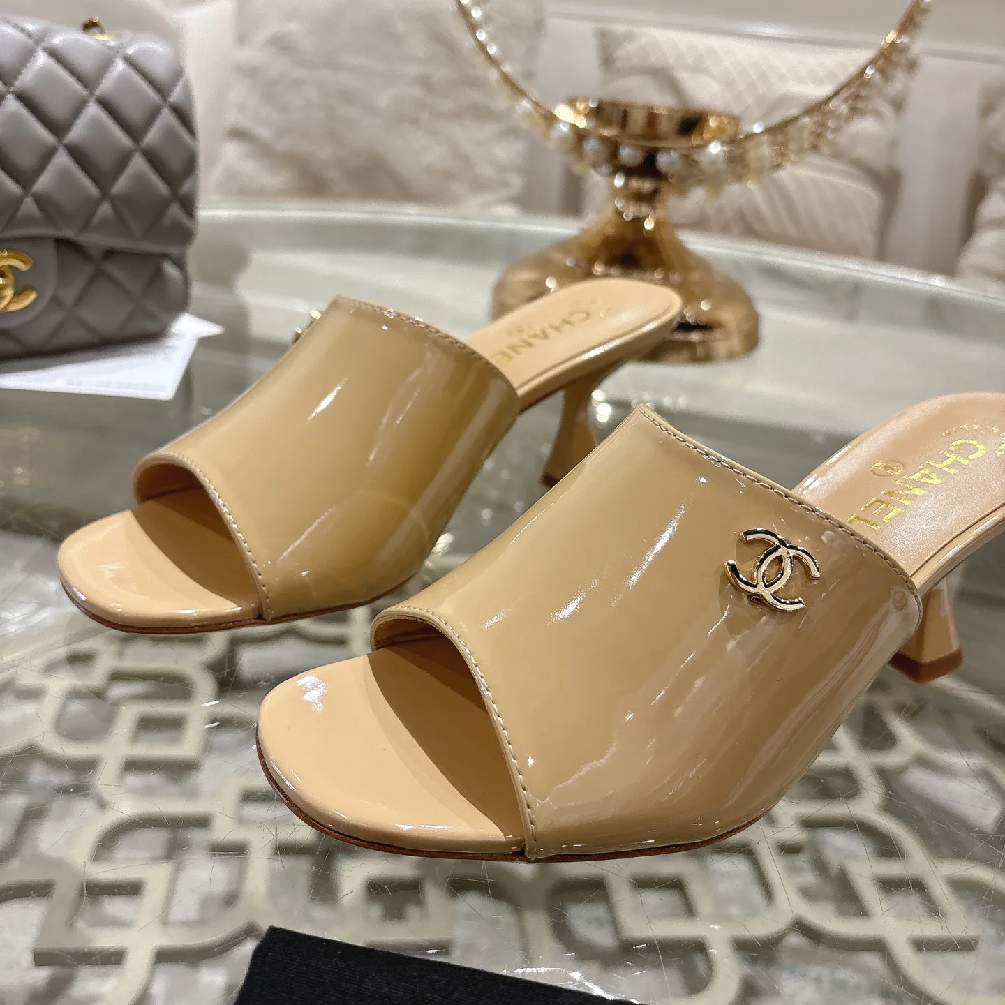 Босоножки Женские Chanel 1590818