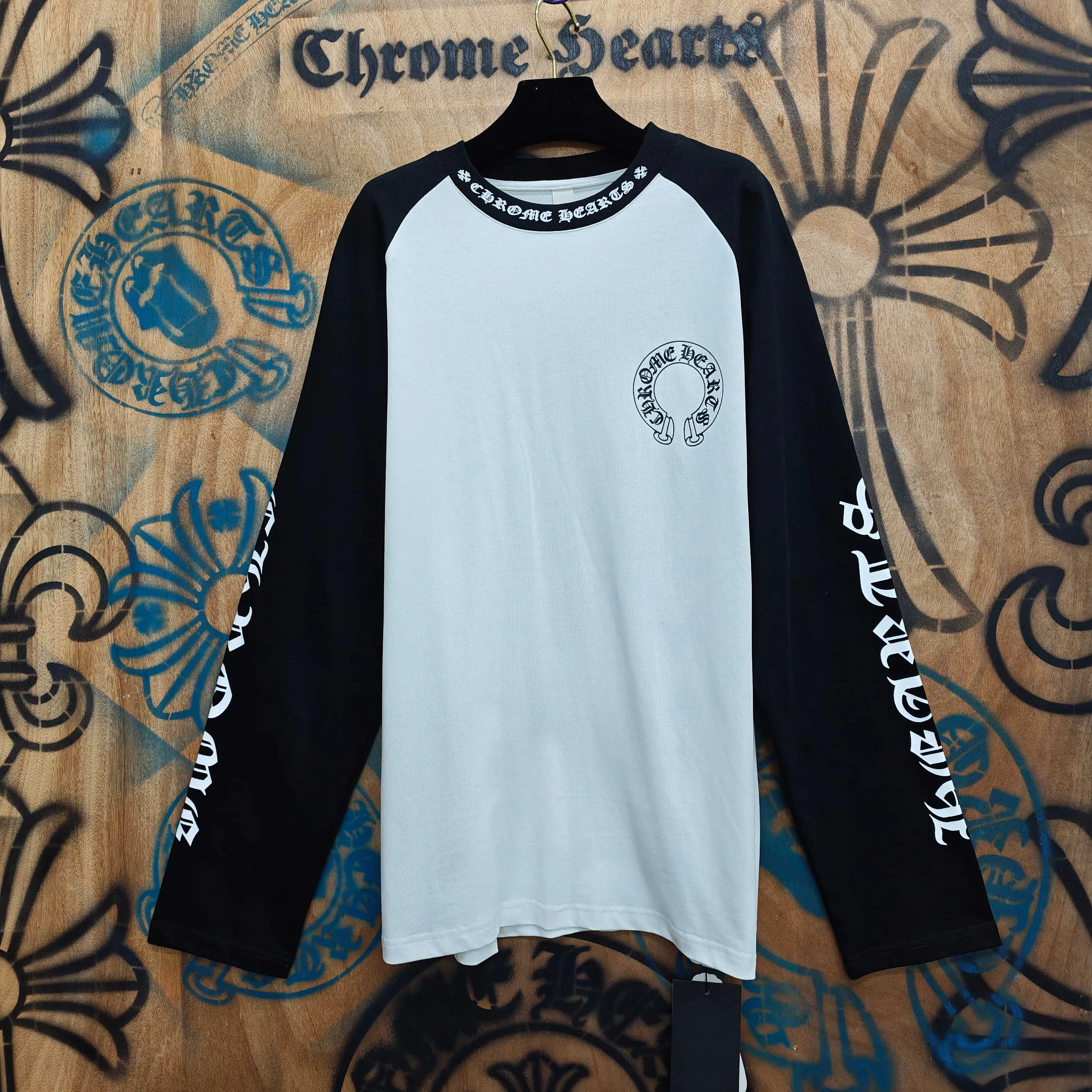 Лонгсливы Мужские Chrome Hearts 11808808