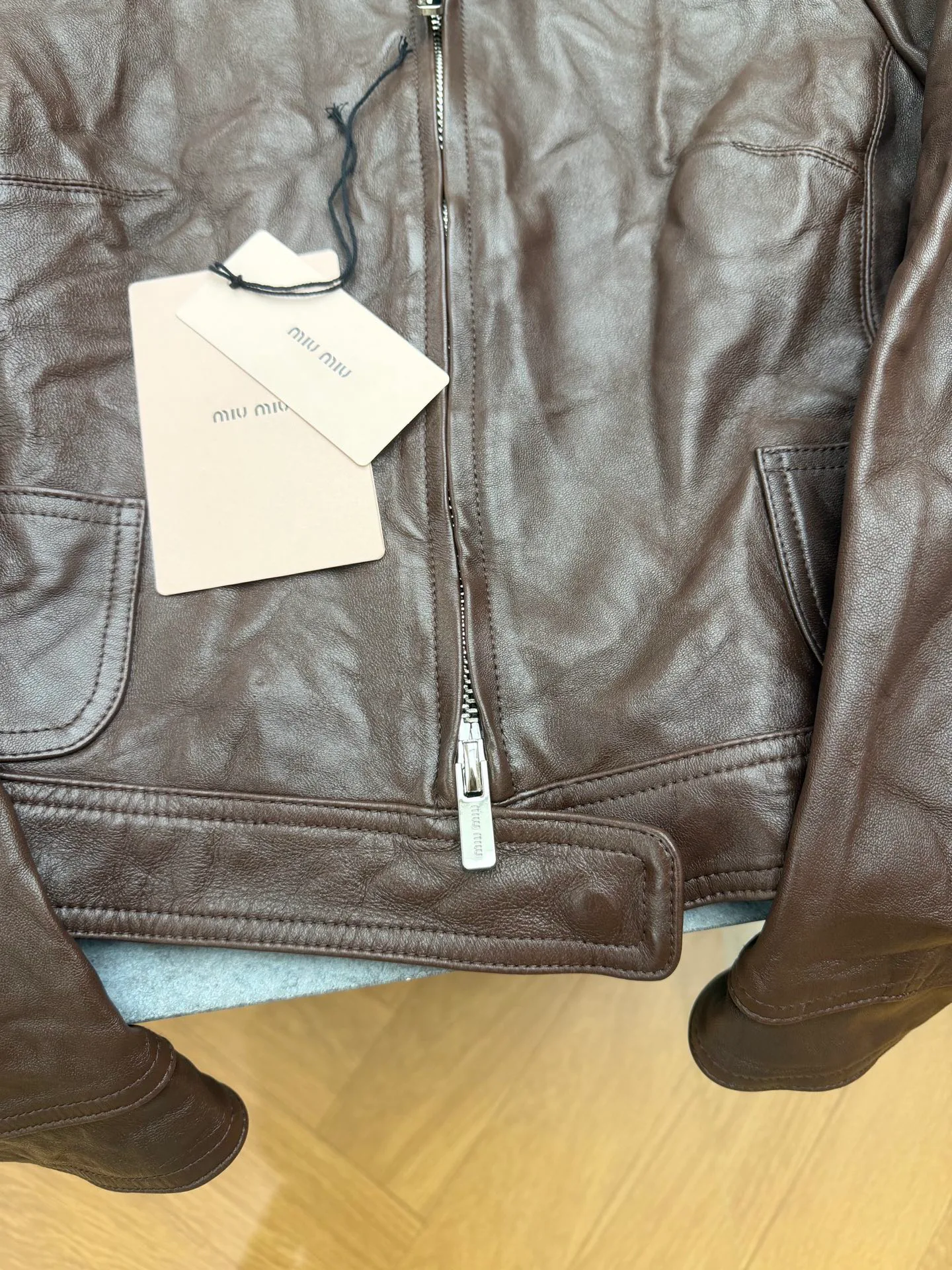 Кожаные Куртки И Дублёнки Женские Miu Miu 17998802