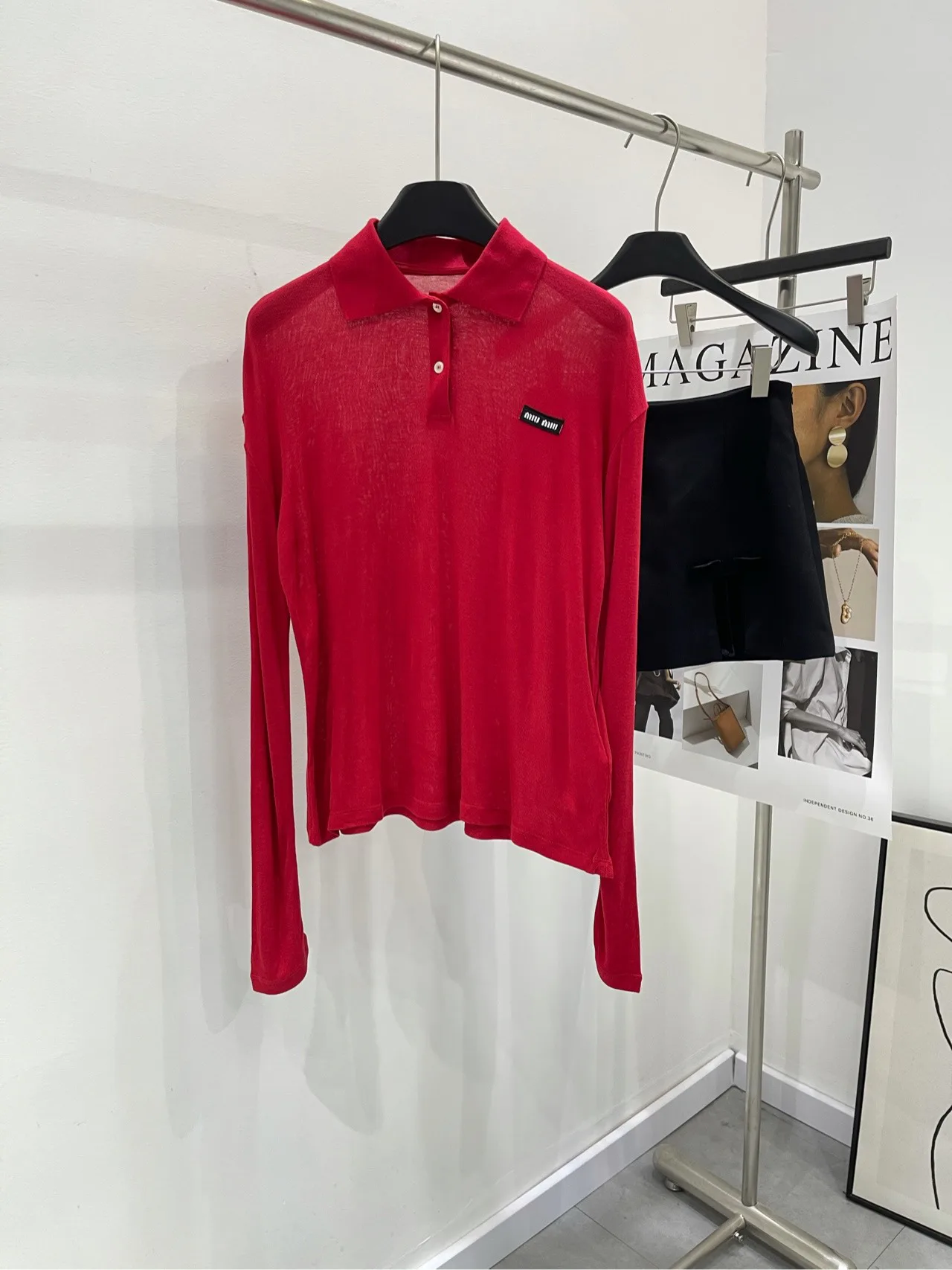 Лонгсливы Женские Miu Miu 5993