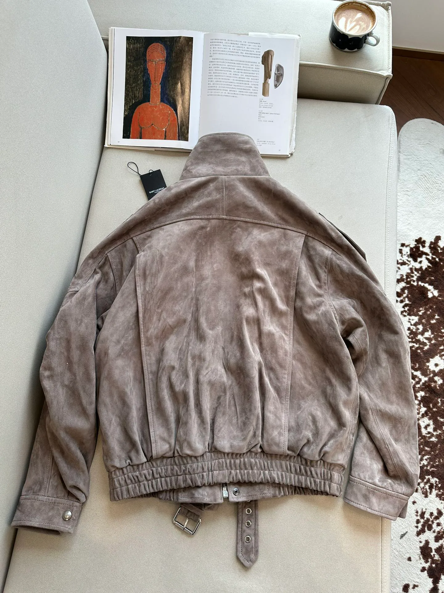 Кожаные Куртки И Дублёнки Женские Saint Laurent 11518133