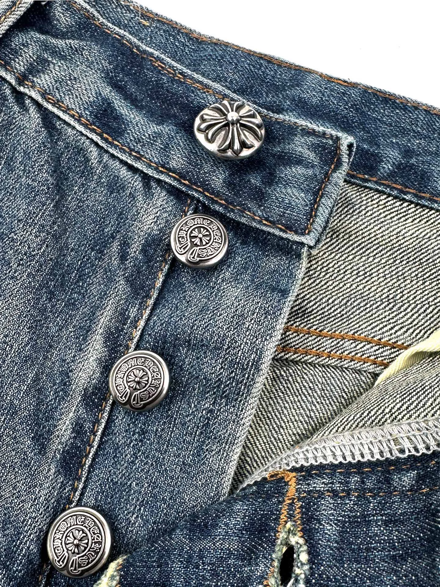 Джинсы Мужские Chrome Hearts 18537453
