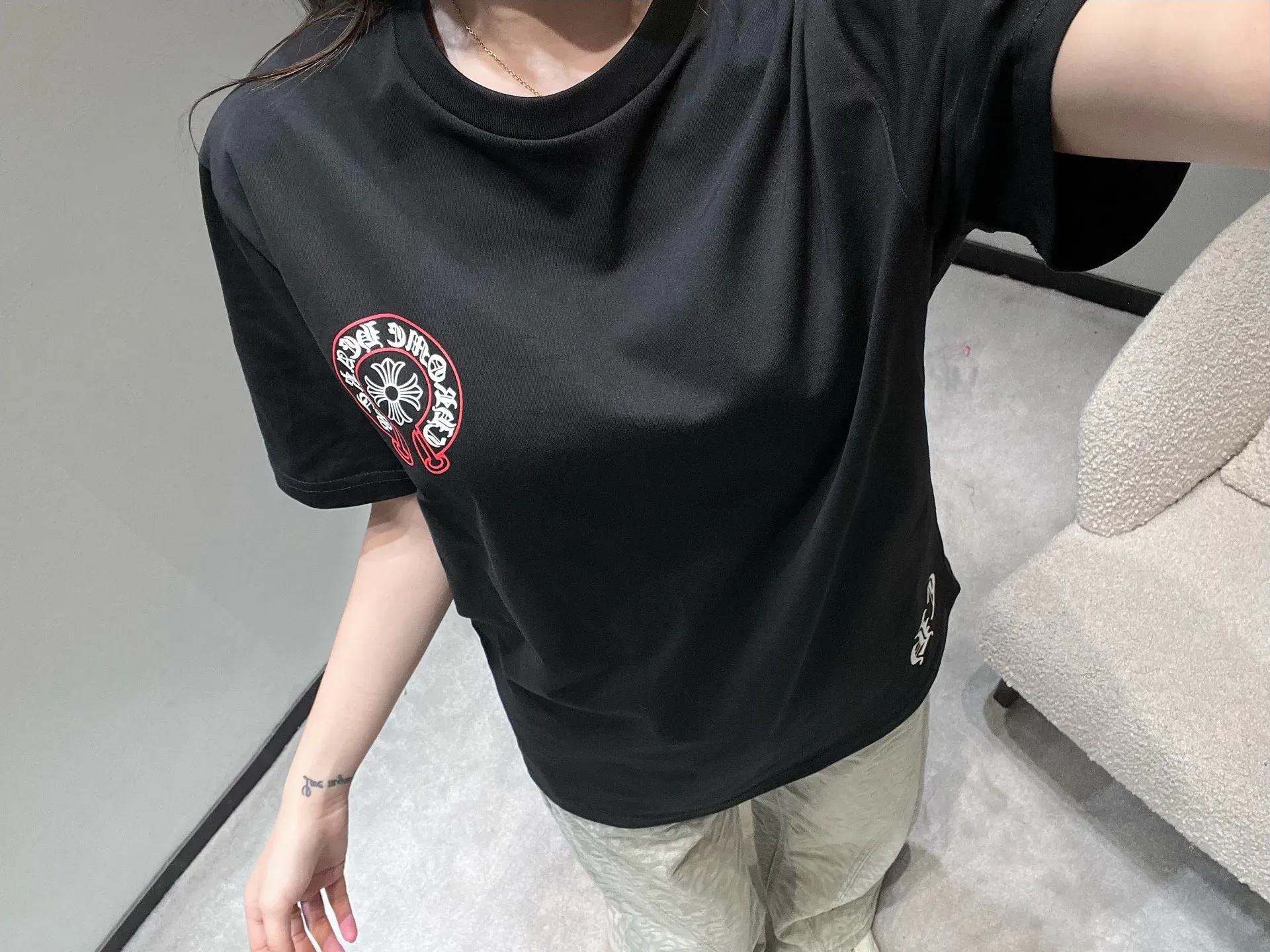Футболки Женские Chrome Hearts 2707860