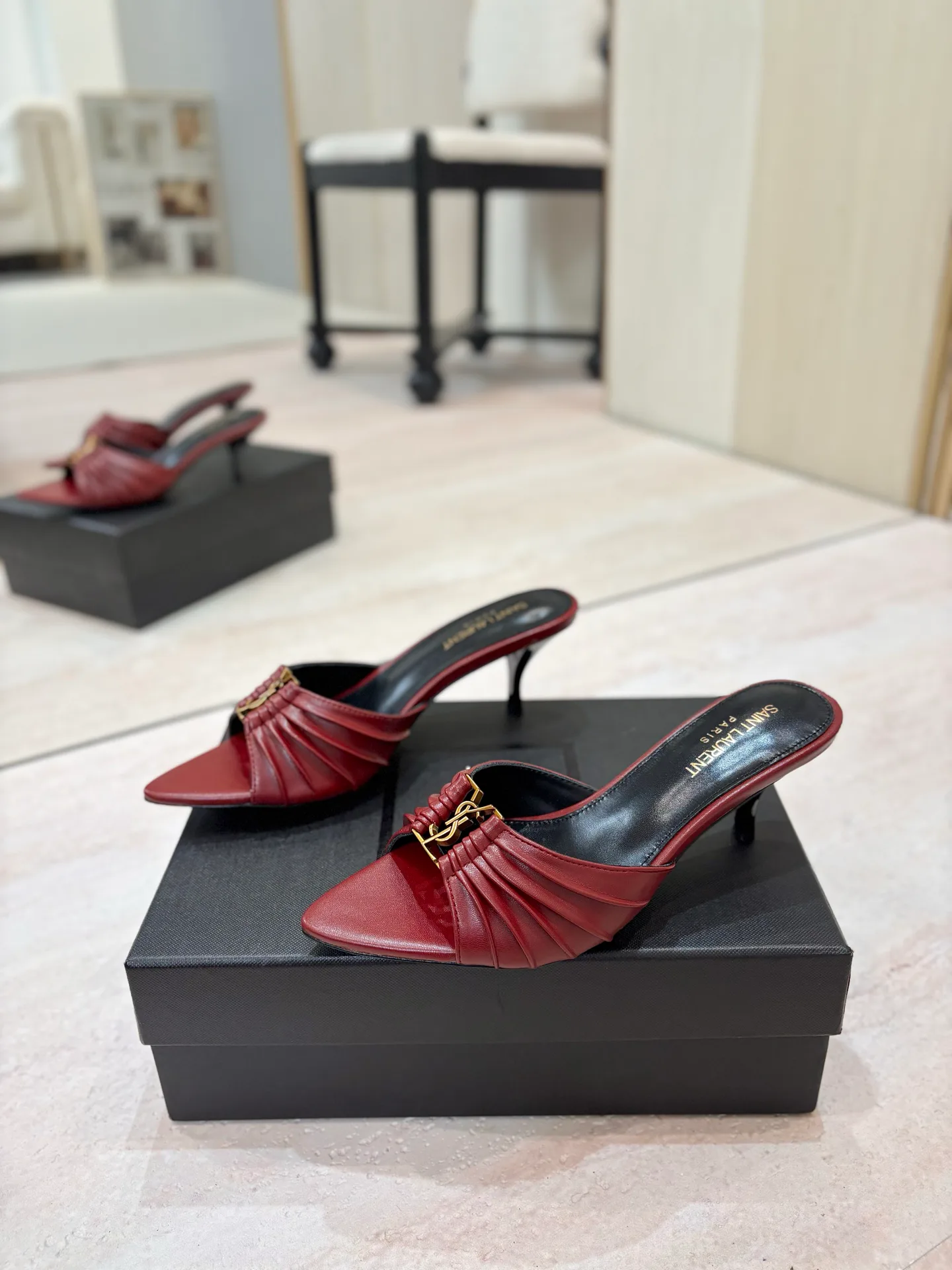 Мюли И Сабо Женские Saint Laurent 17476039
