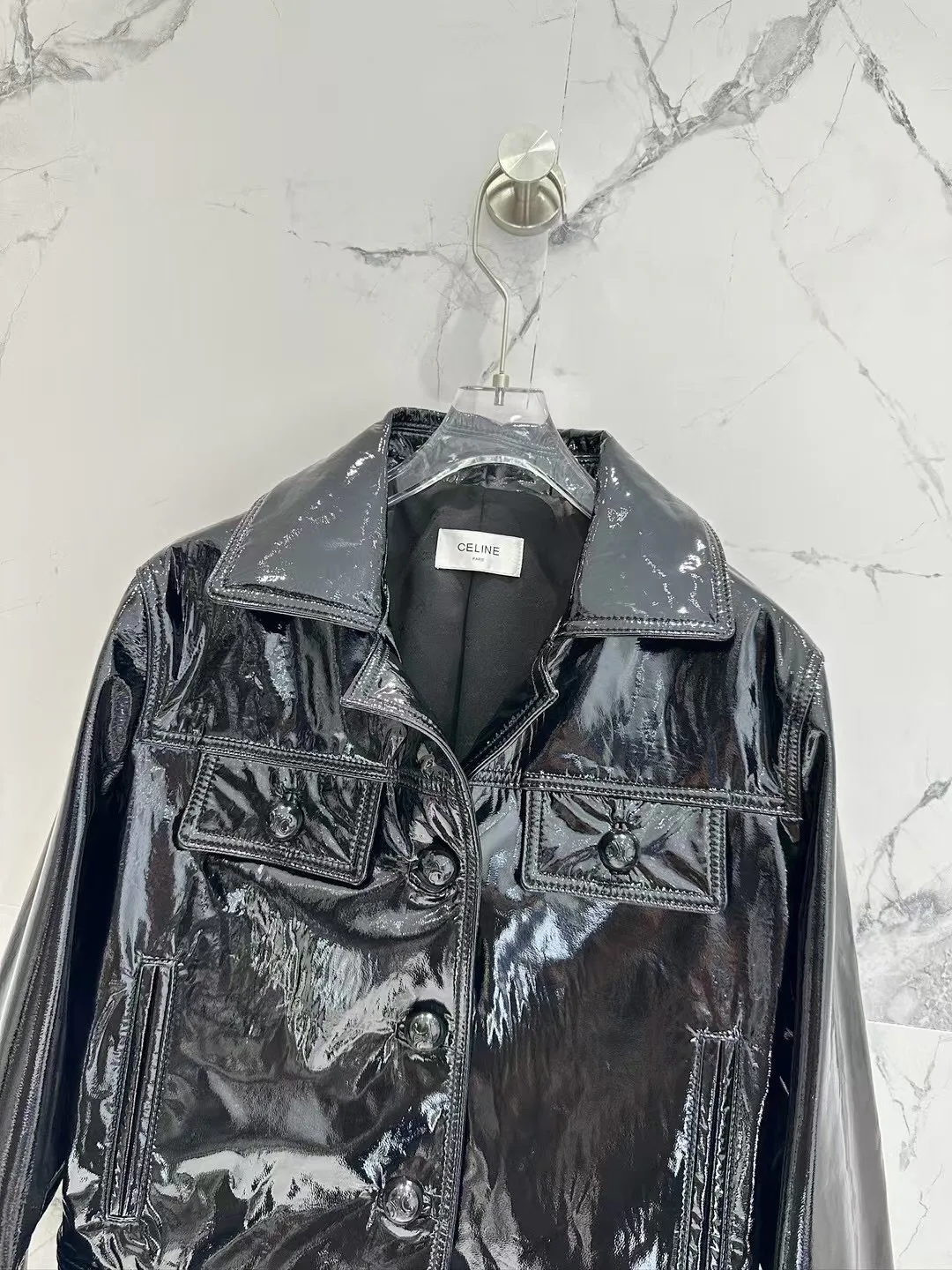 Кожаные Куртки И Дублёнки Женские Celine 11868474