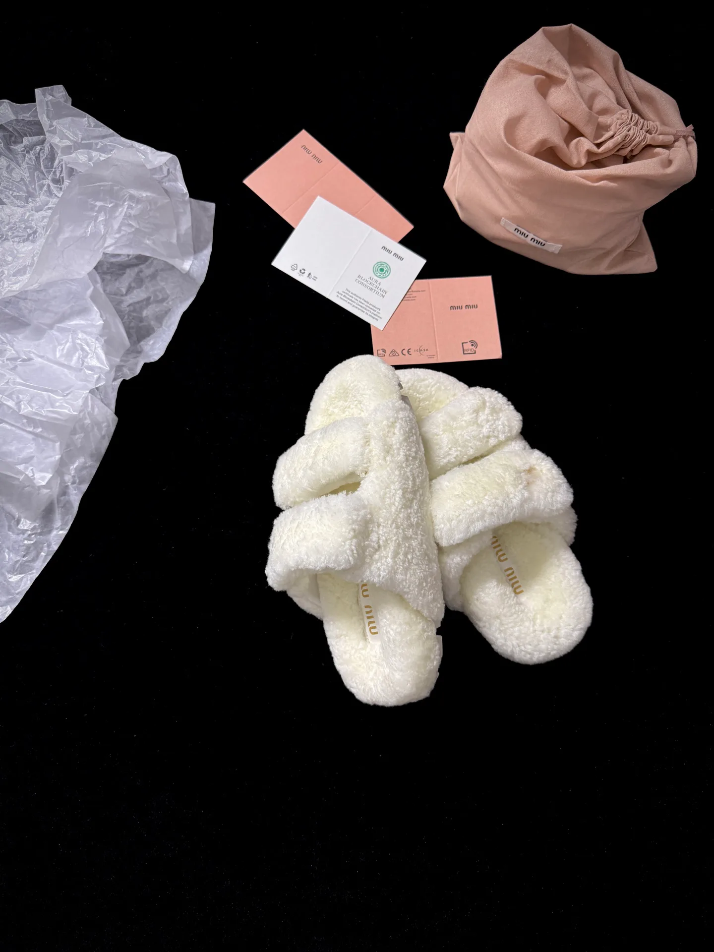 Тапочки Женские Miu Miu 62170