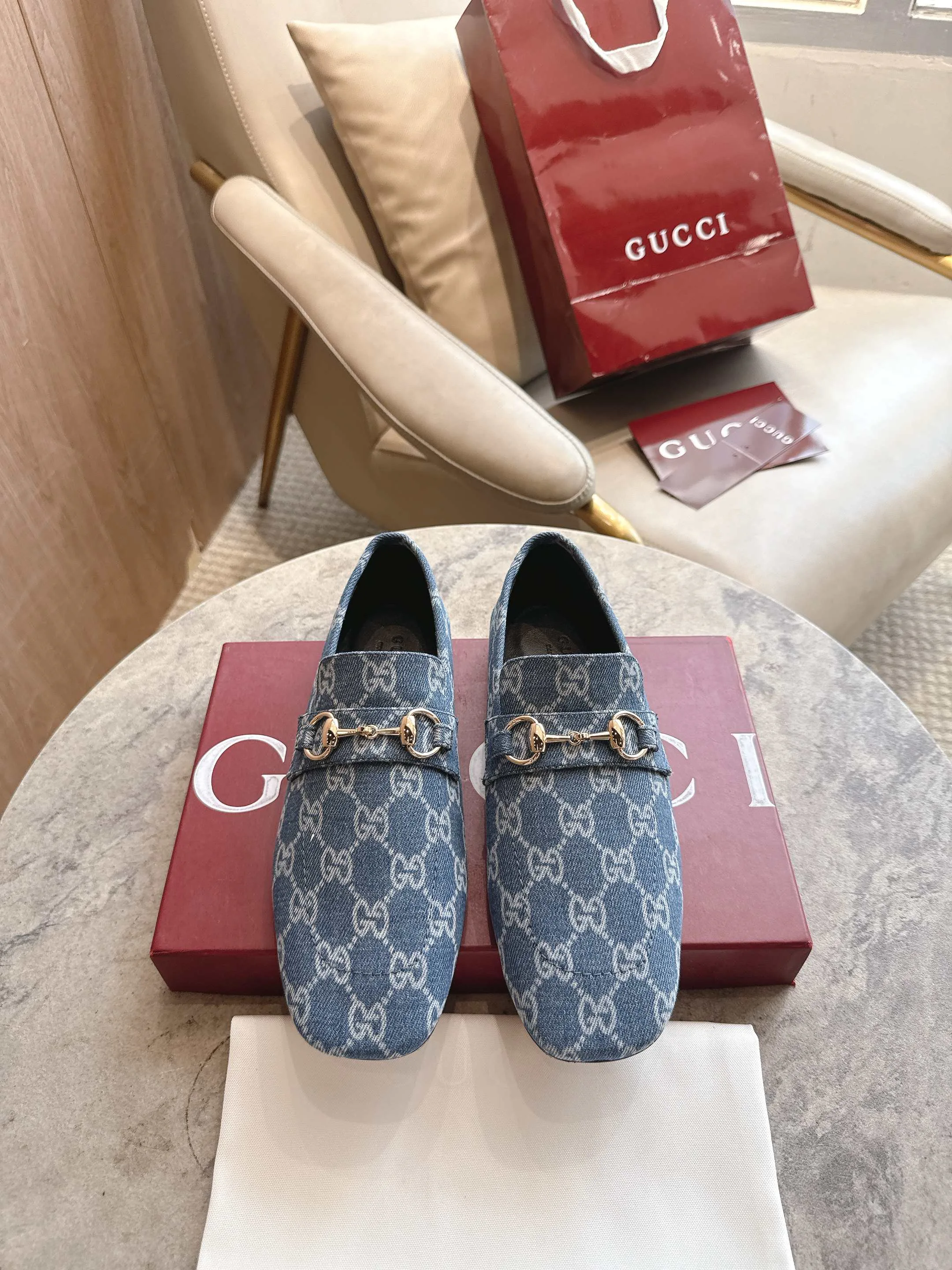 Лоферы И Мокасины Женские Gucci 12702521