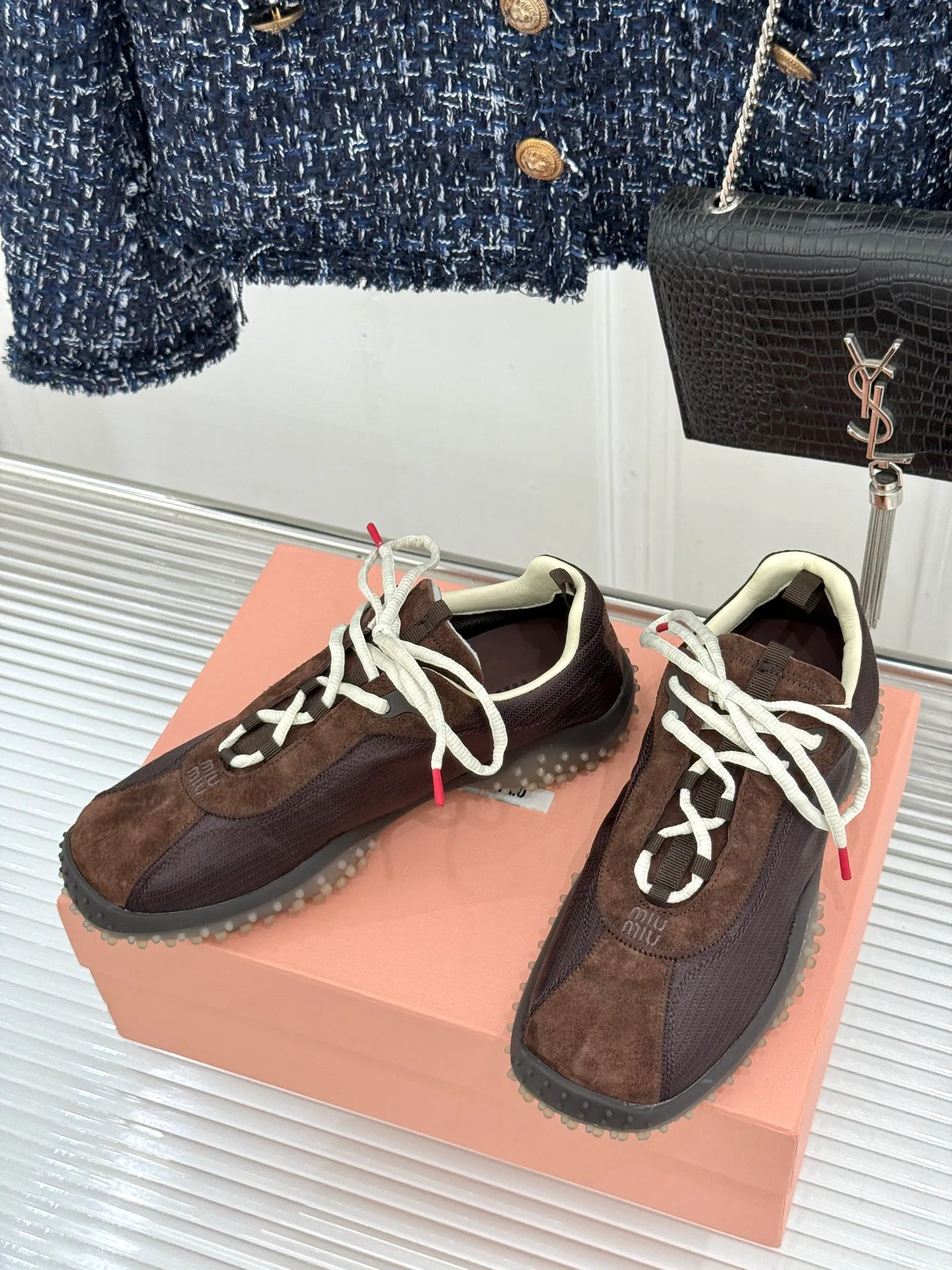 Кроссовки Женские Miu Miu 17596999