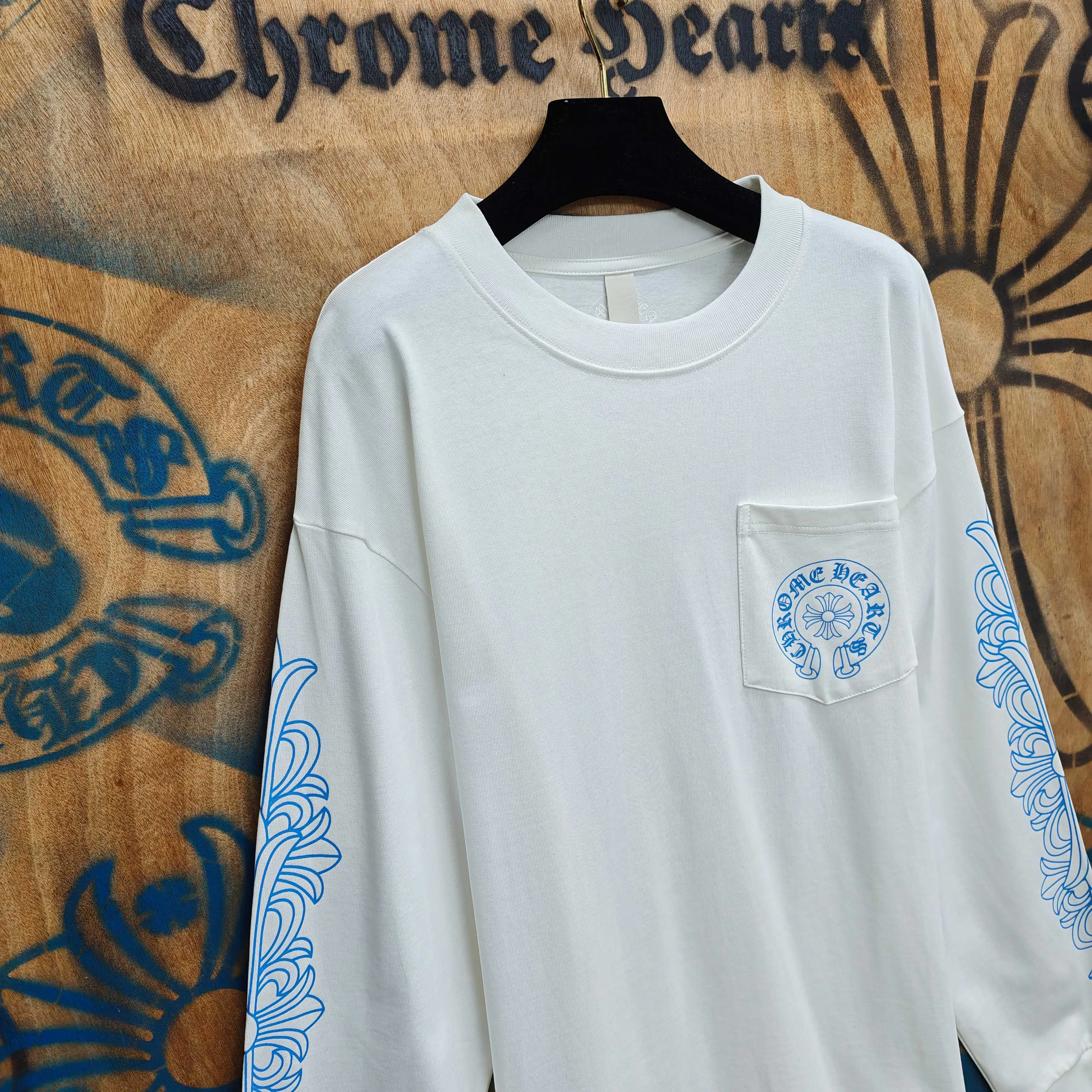 Лонгсливы Мужские Chrome Hearts 11808748
