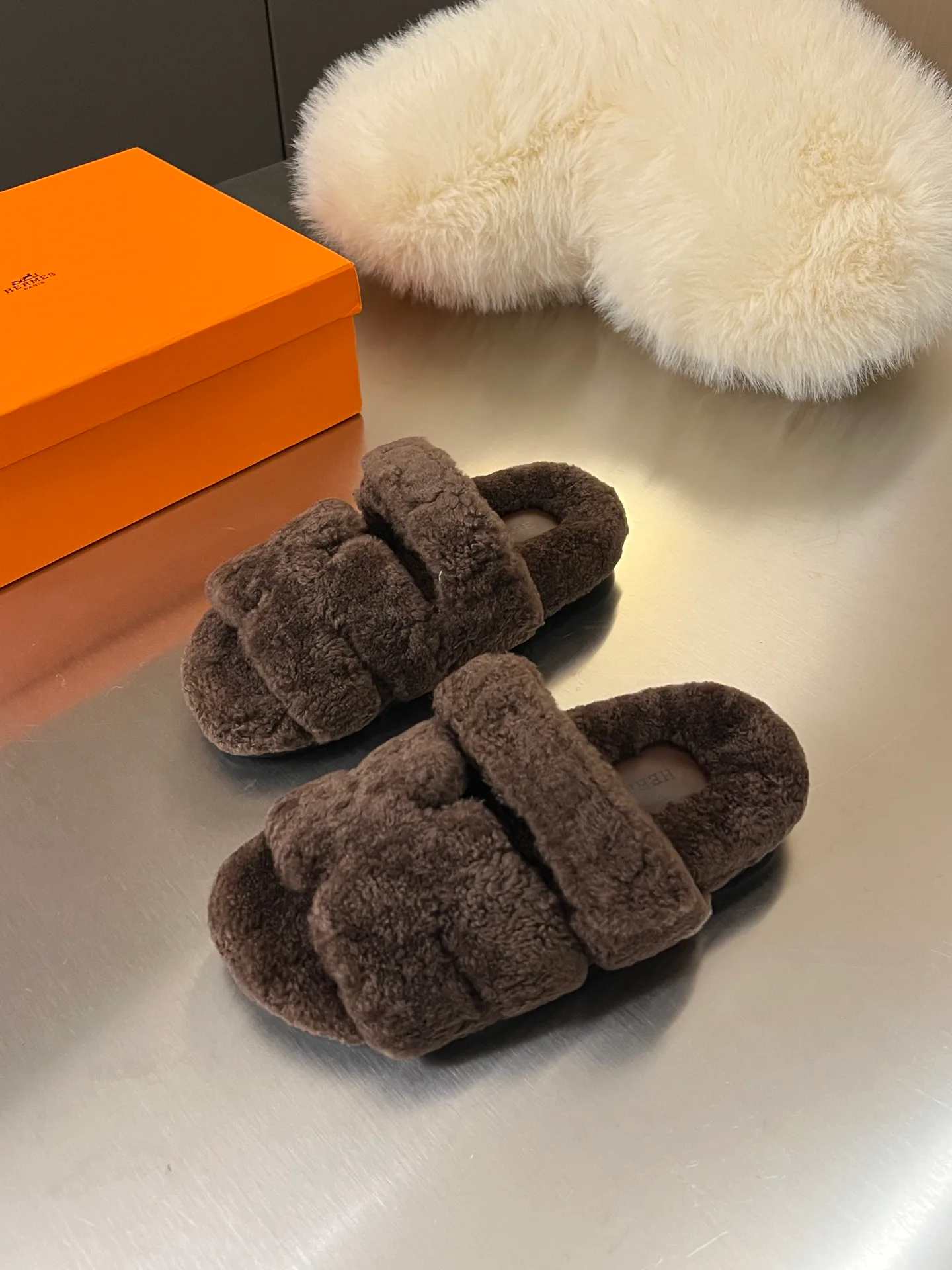 Тапочки Женские Hermes 17957239