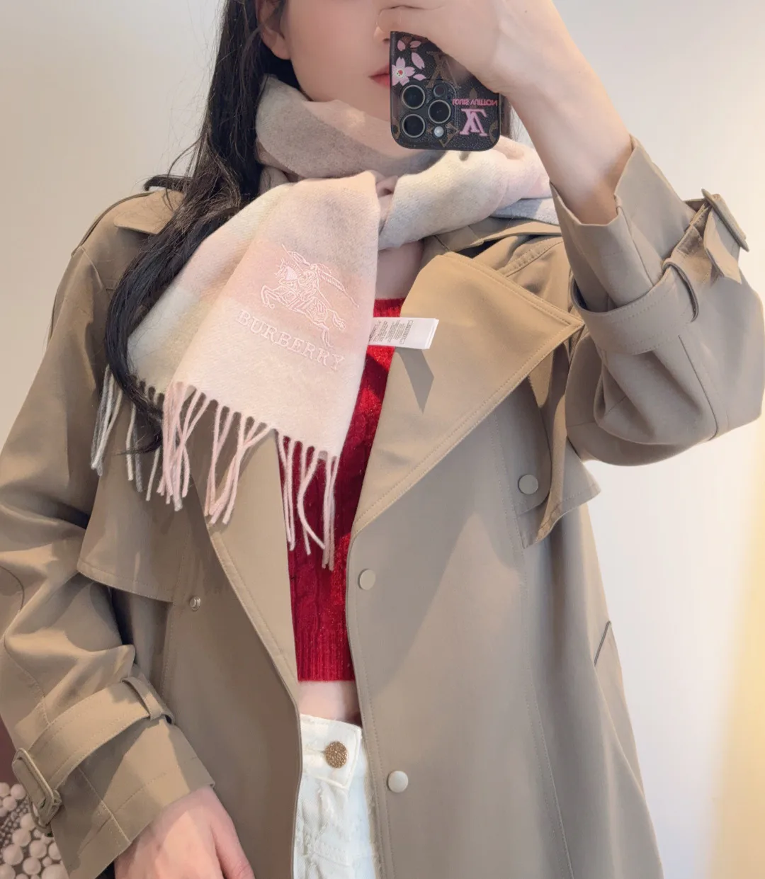 Шарфы Burberry 498285