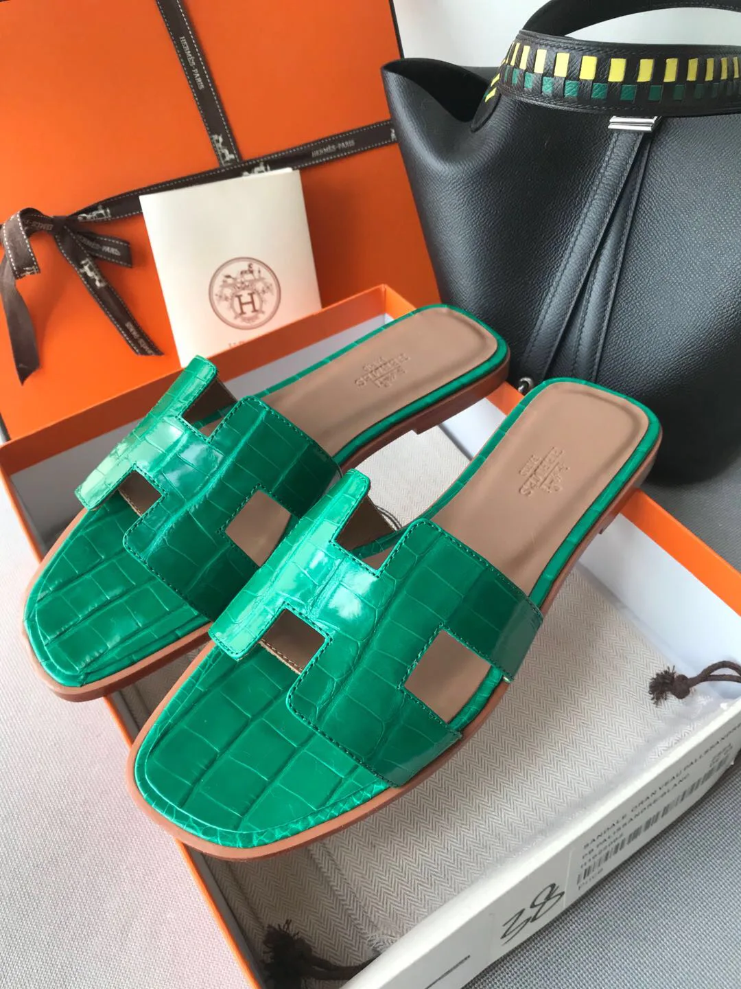 Шлепанцы Женские Hermes 3967595