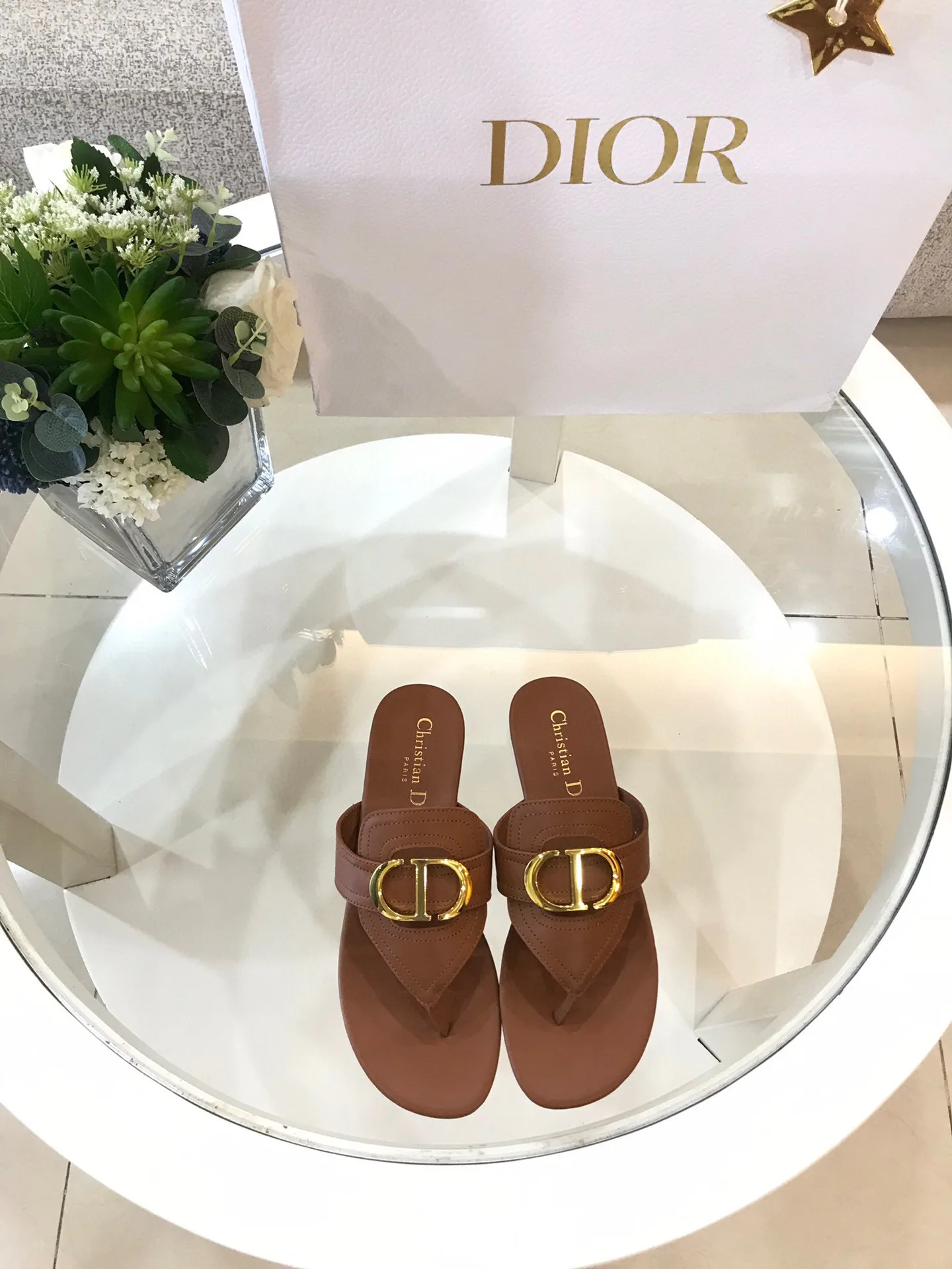 Шлепанцы Женские Christian Dior 1261334