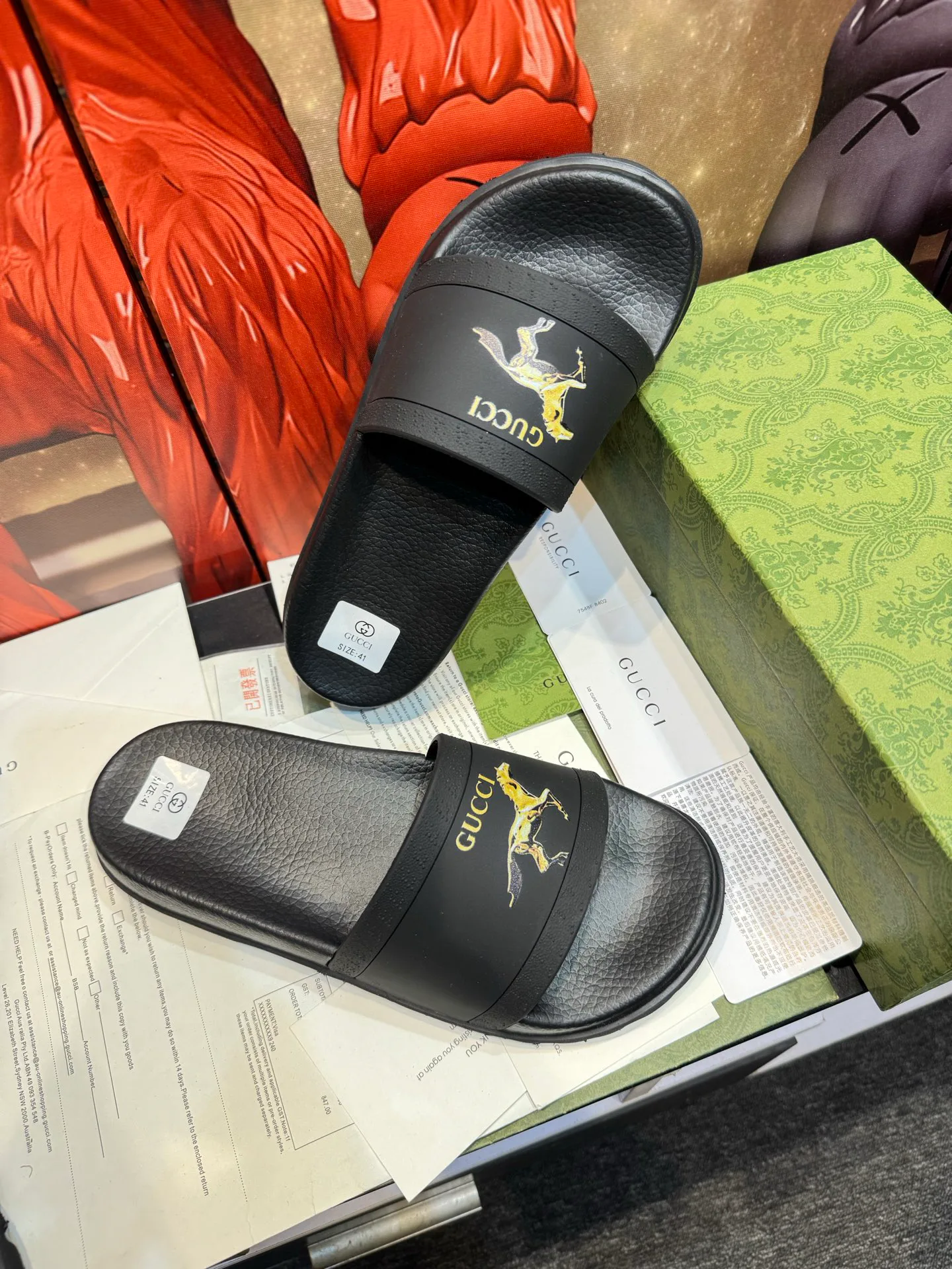 Шлепанцы Женские Gucci 10313883