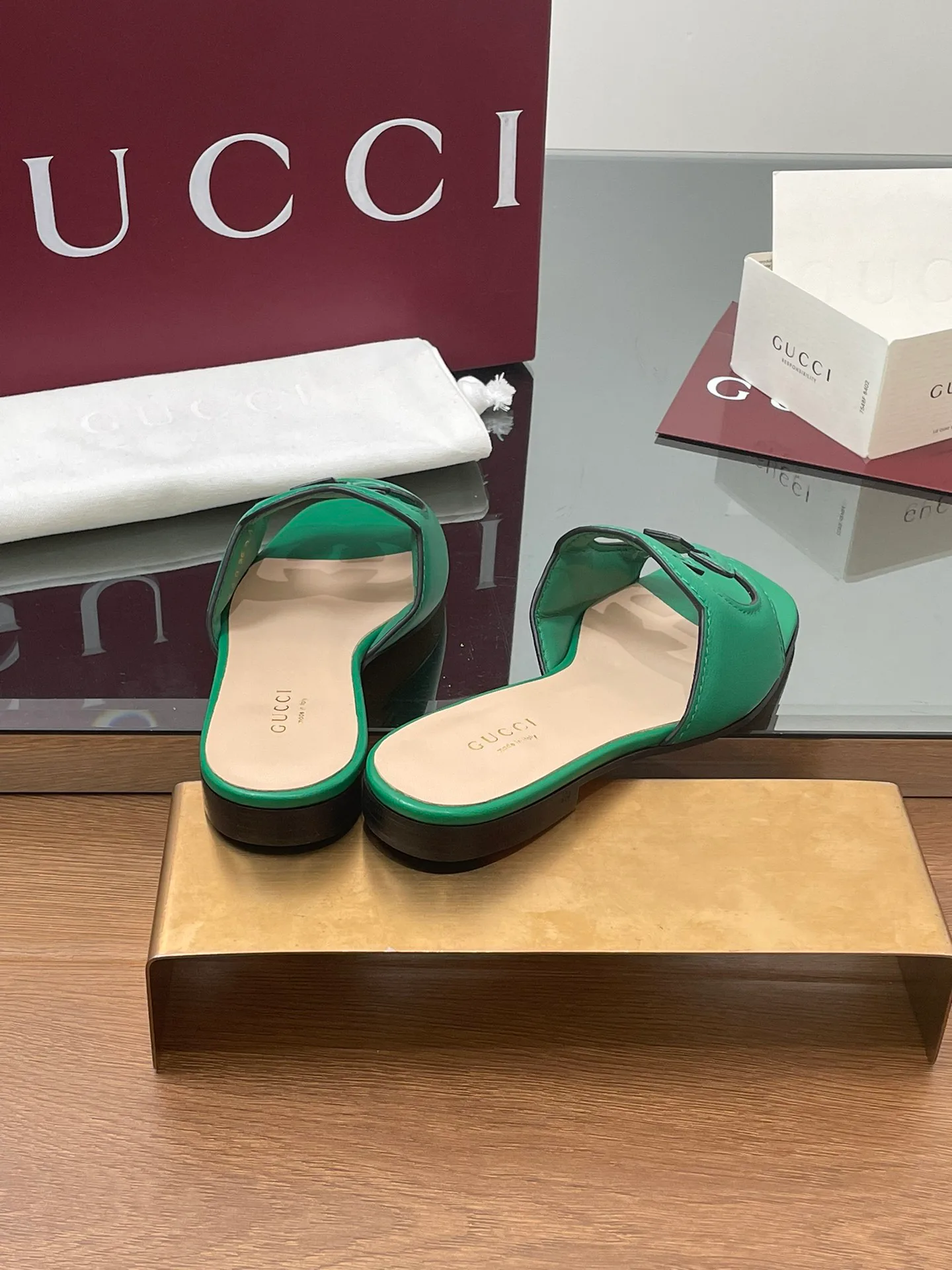 Шлепанцы Женские Gucci 34958