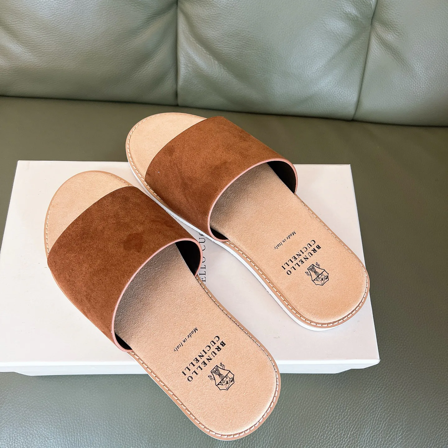Шлепанцы Мужские Brunello Cucinelli 5089157