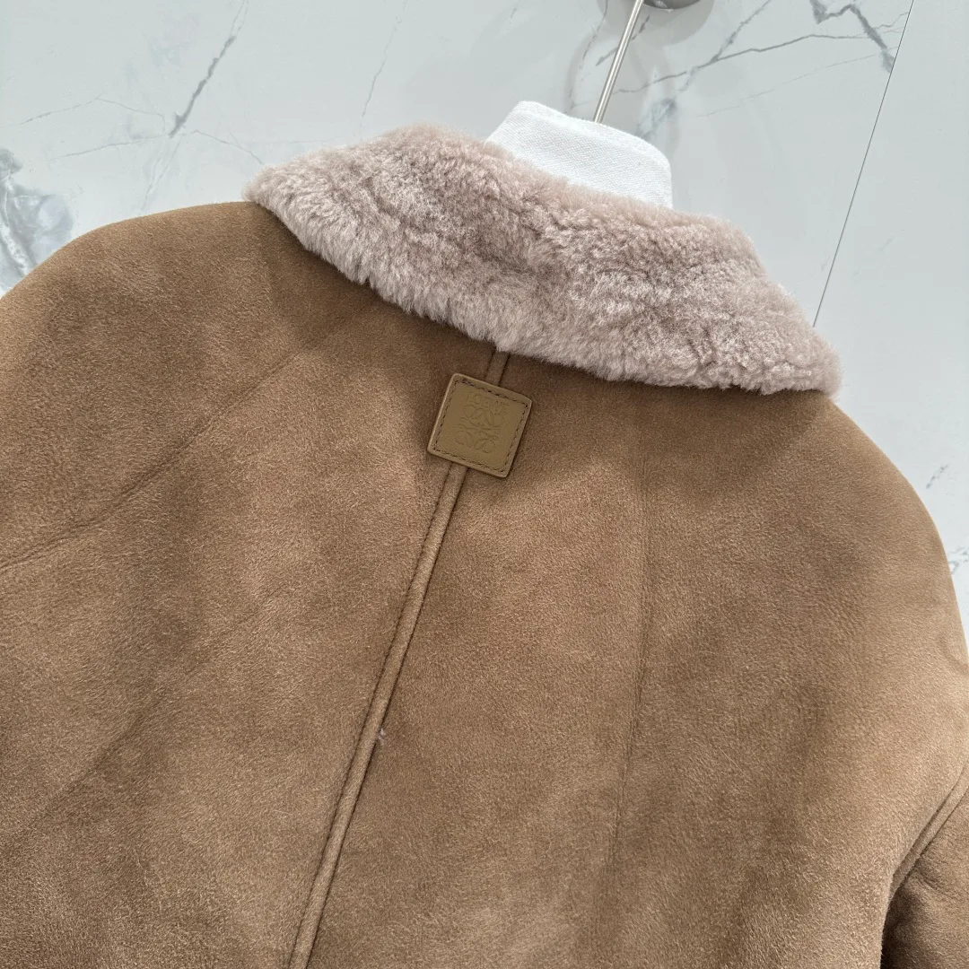 Кожаные Куртки И Дублёнки Женские Loewe 1200029