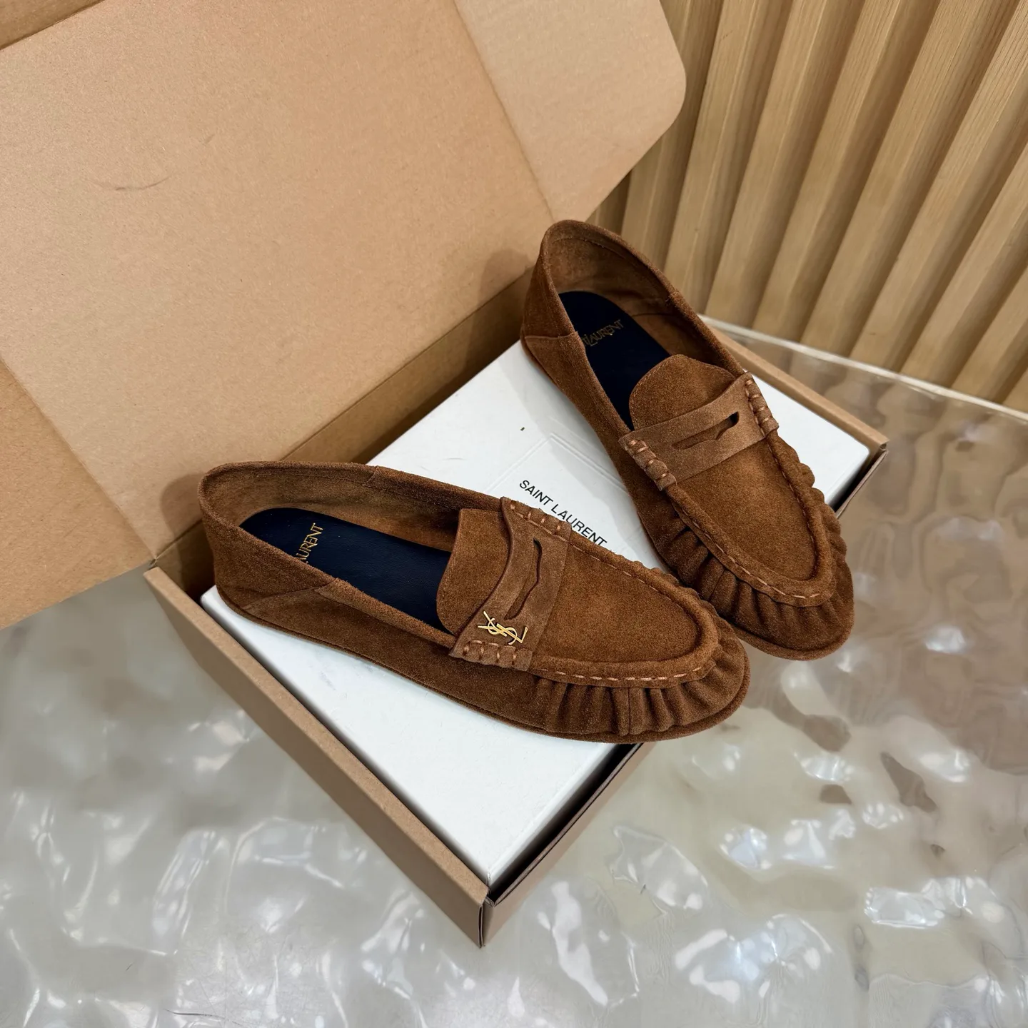 Лоферы И Мокасины Женские Saint Laurent 17926442