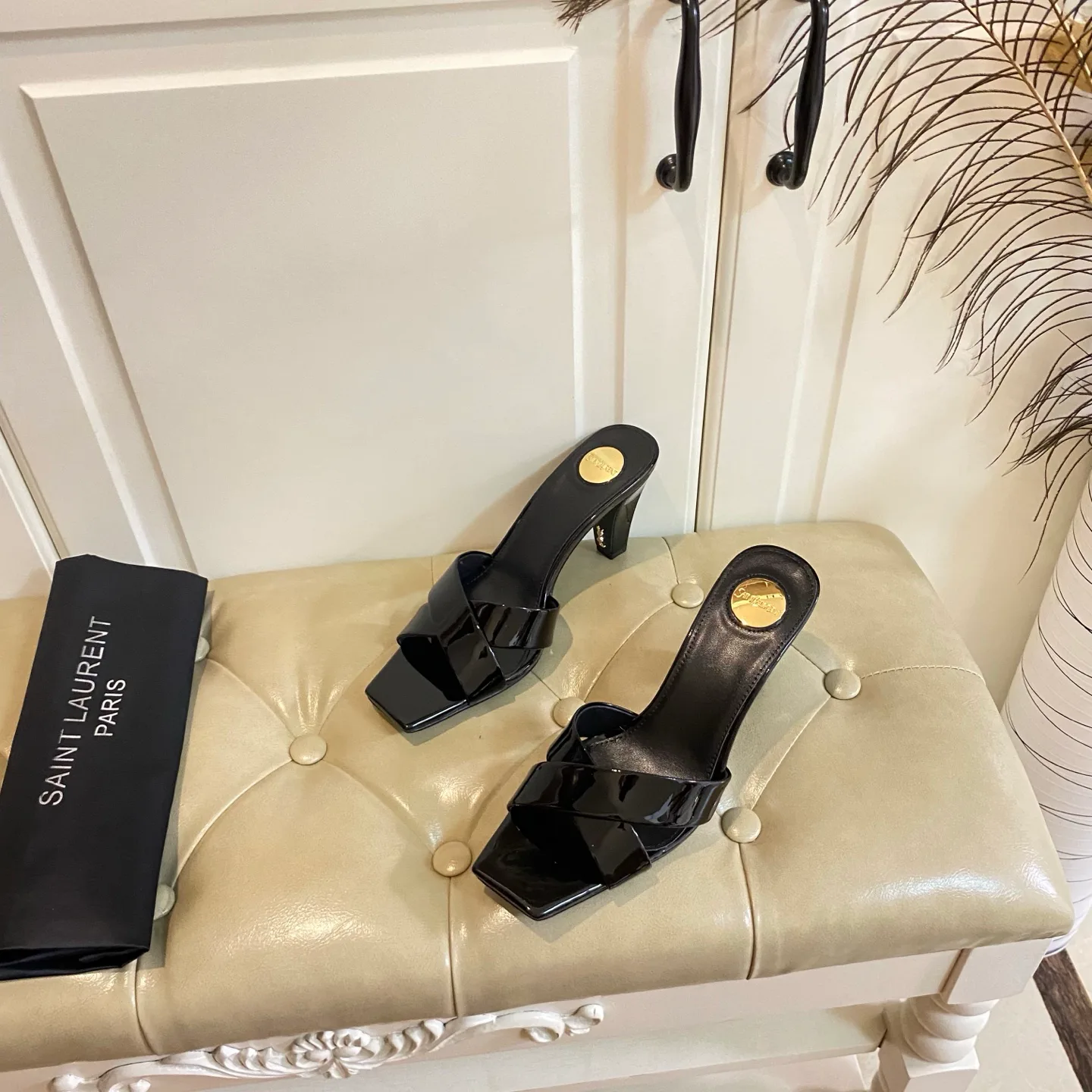 Босоножки Женские Saint Laurent 83771