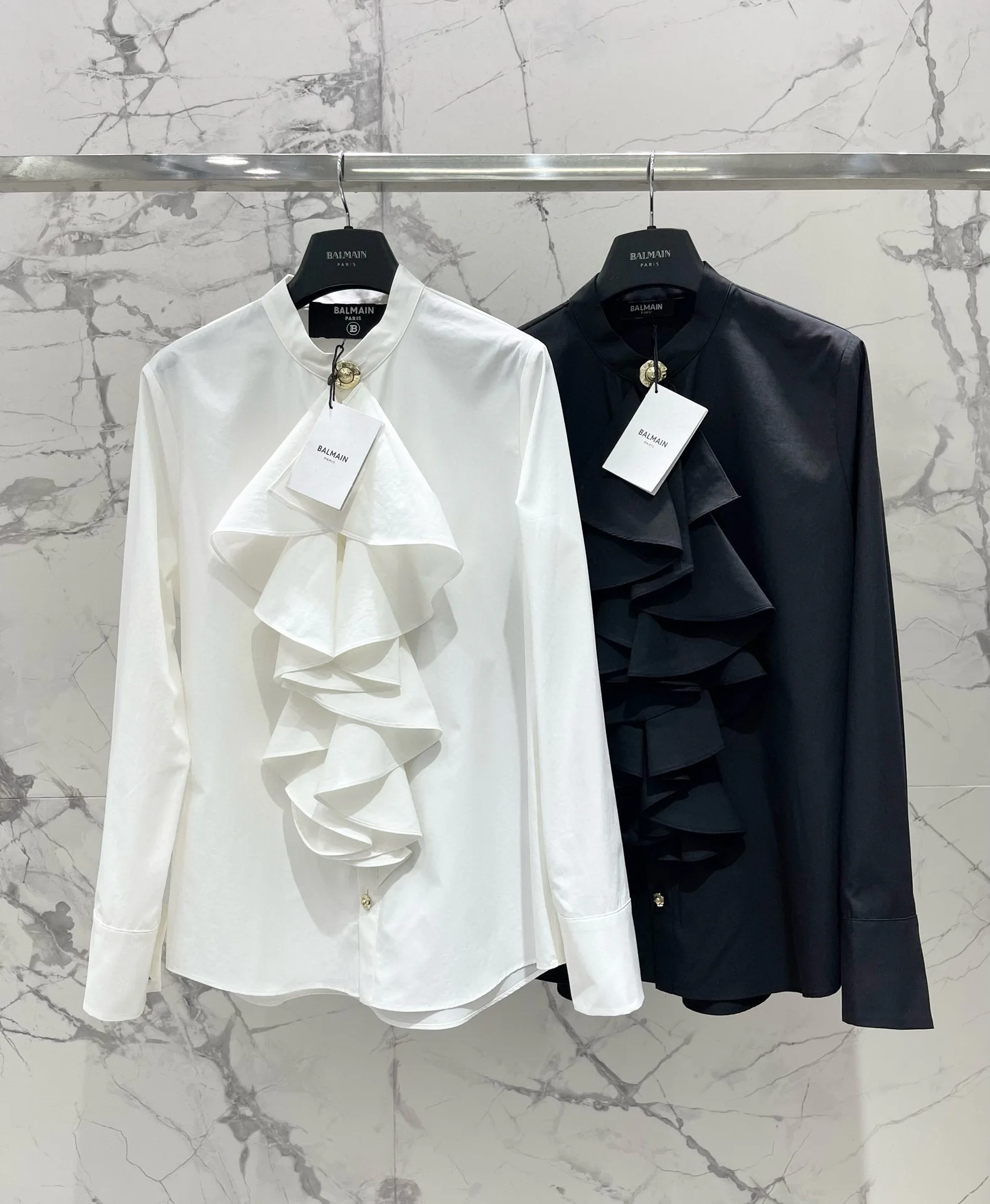 Рубашки Женские Balmain 18527395