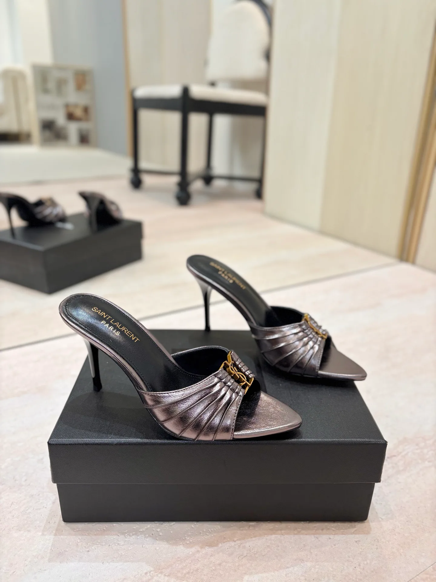 Мюли И Сабо Женские Saint Laurent 17476056
