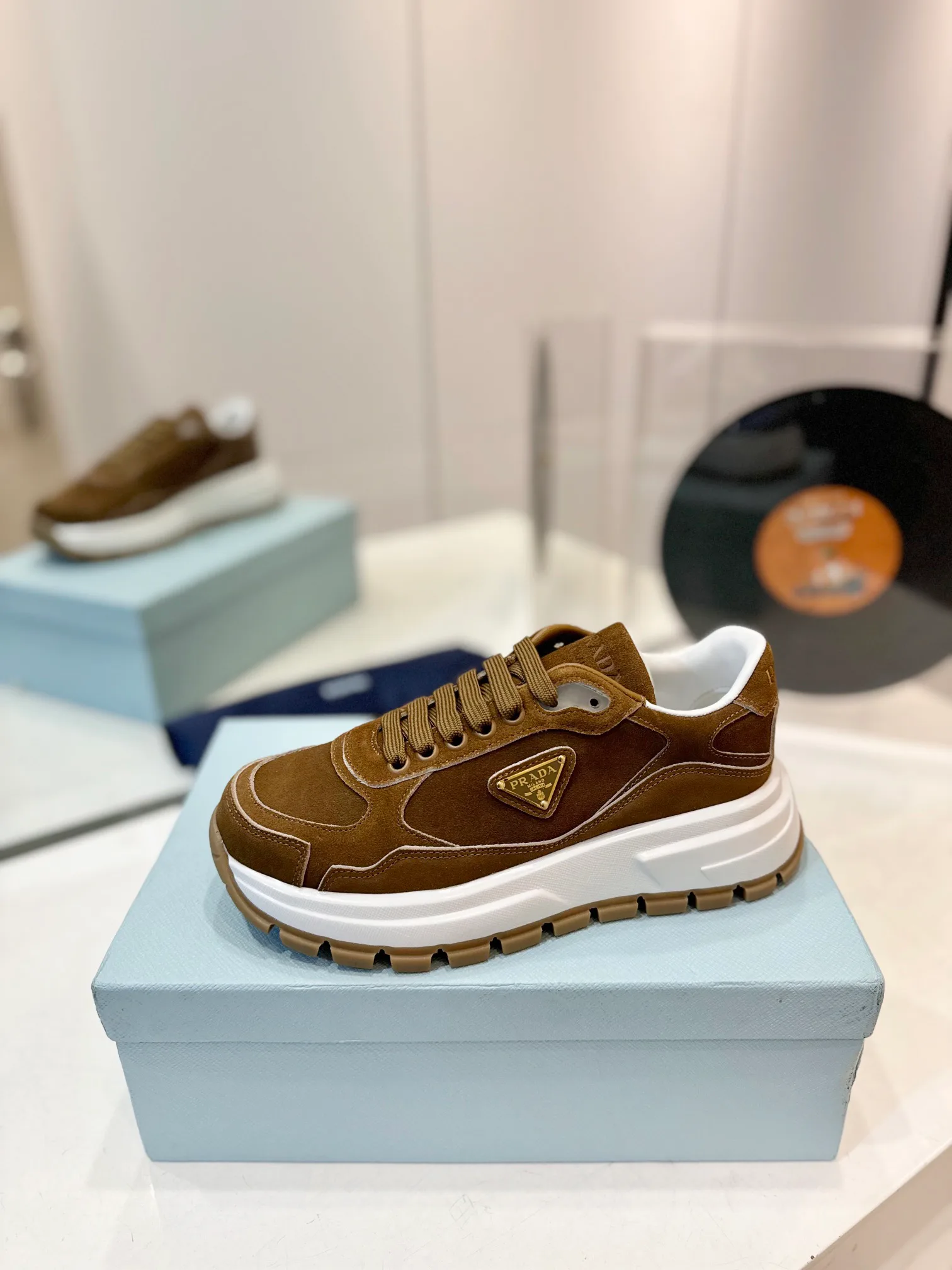 Кроссовки Женские Prada 9535084