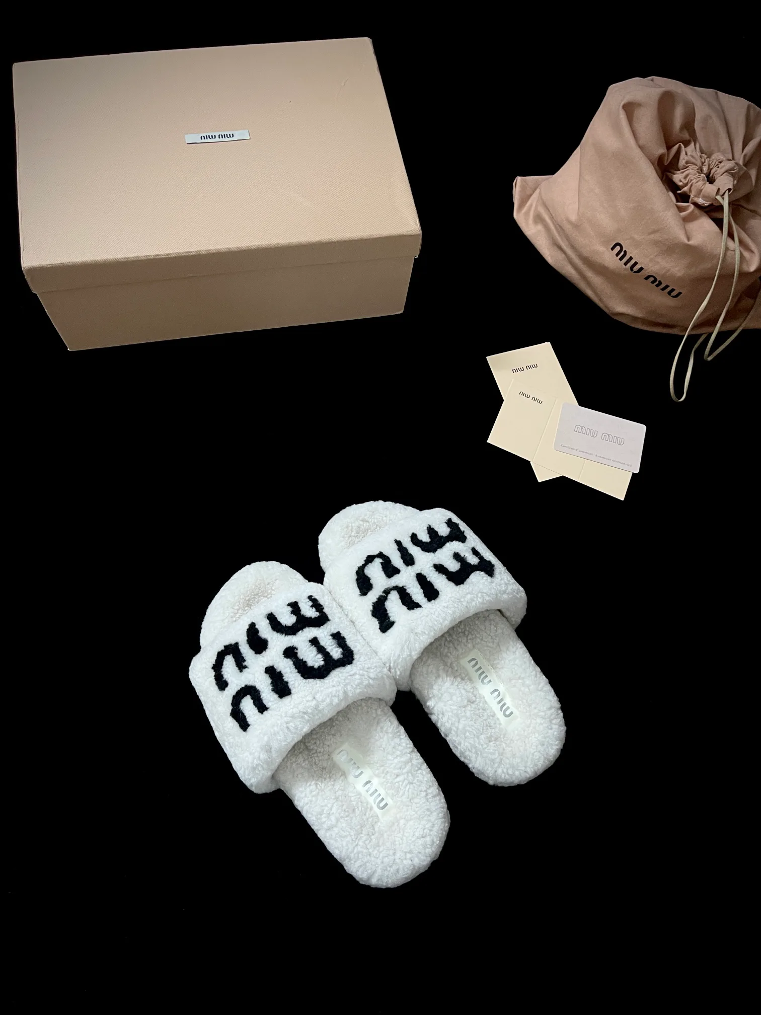 Тапочки Женские Miu Miu 189638