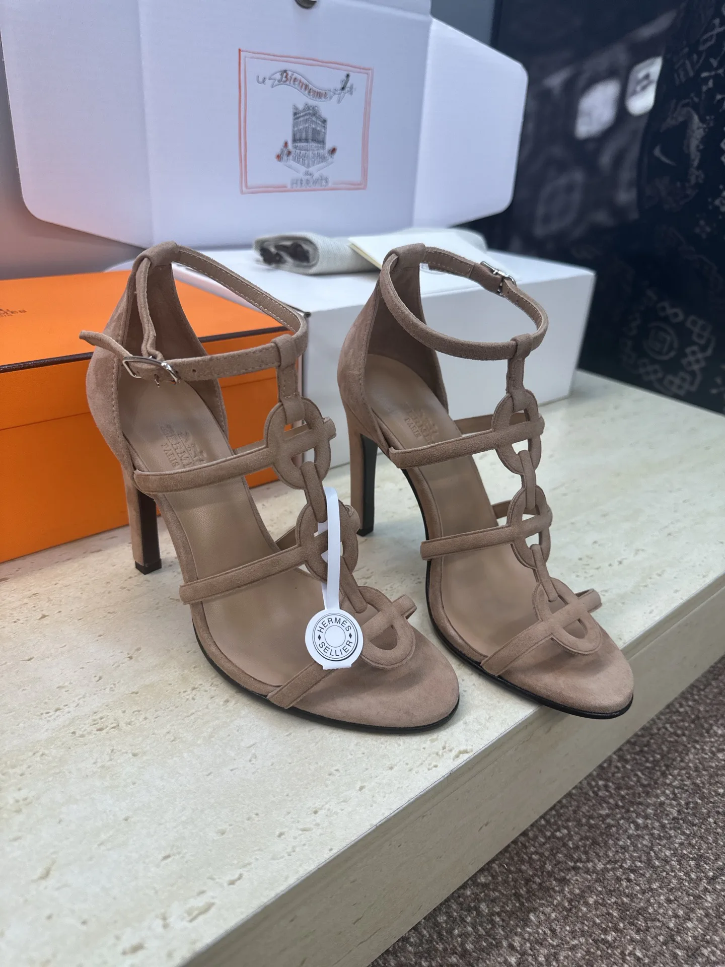 Босоножки Женские Hermes 11465219