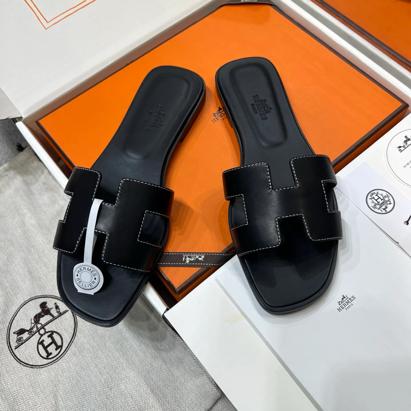 Шлепанцы Женские Hermes 5156566