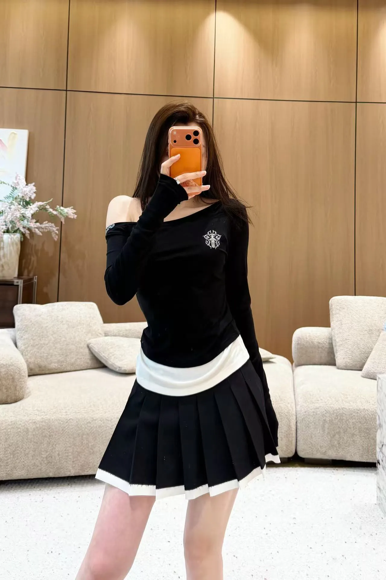 Лонгсливы Женские Chrome Hearts 11172069