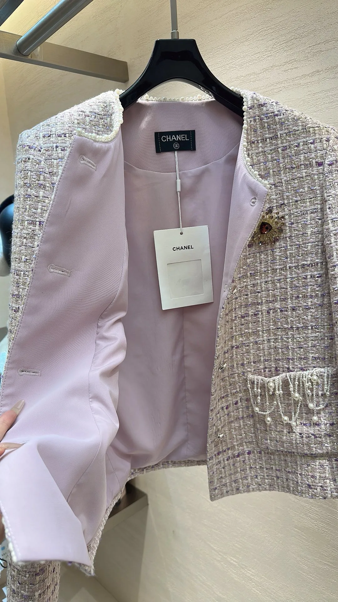 Куртки И Пуховики Женские Chanel 1849688