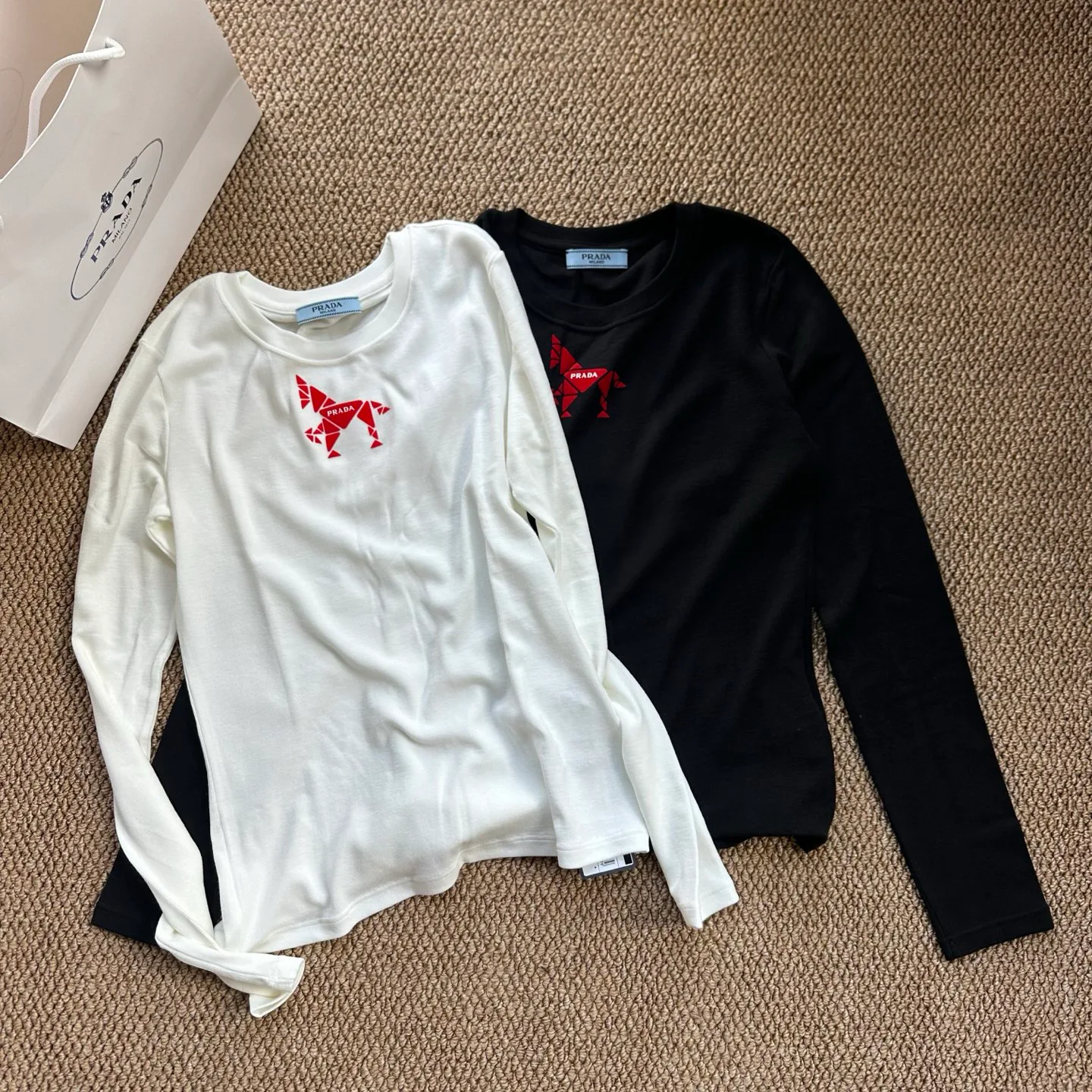 Лонгсливы Женские Prada 5892819