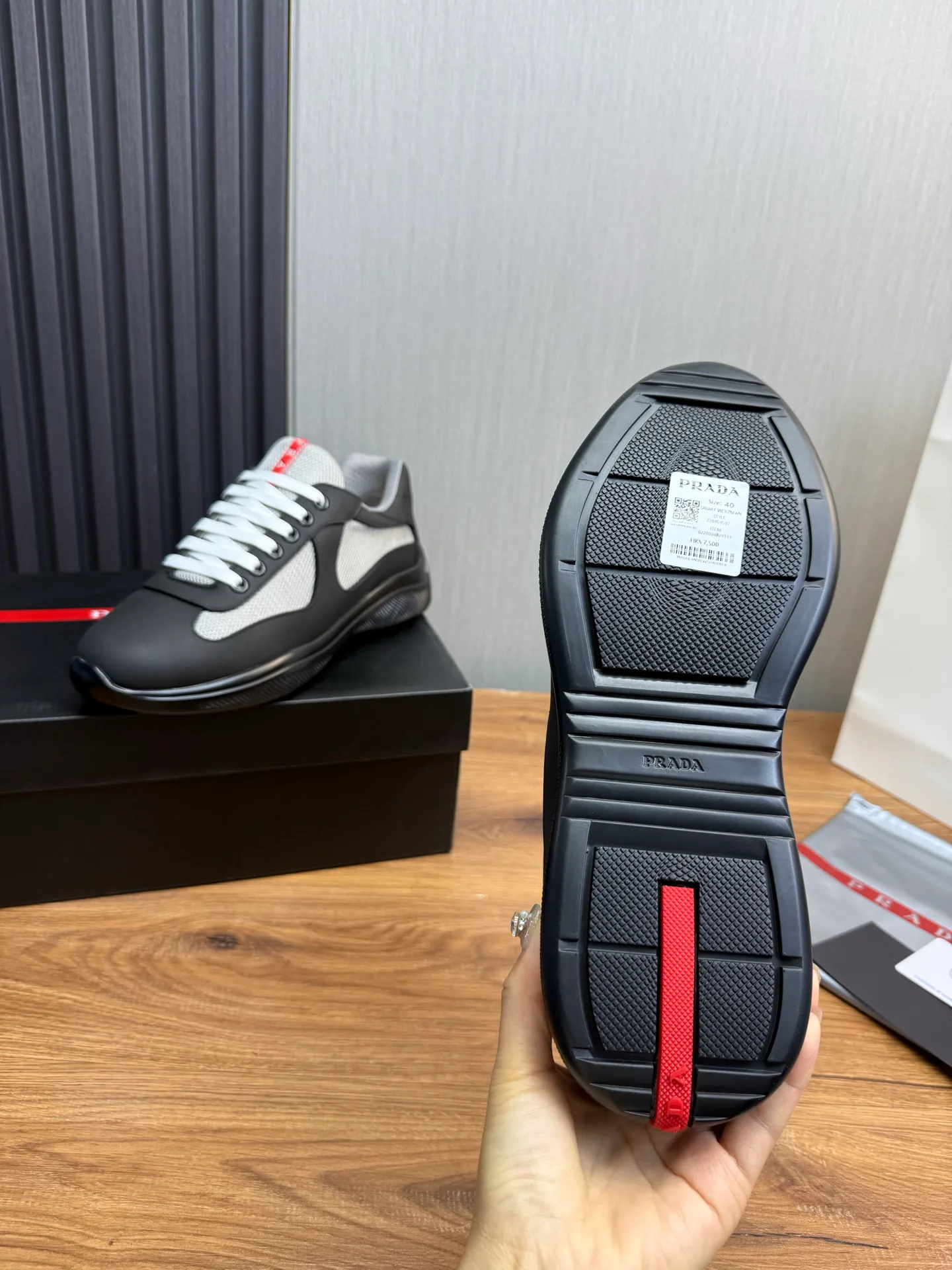 Кроссовки Мужские Prada 1261599