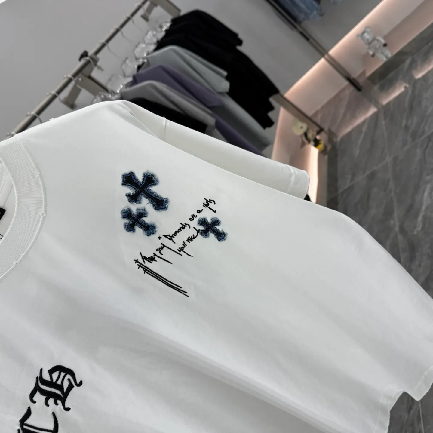 Футболки Мужские Chrome Hearts 281639