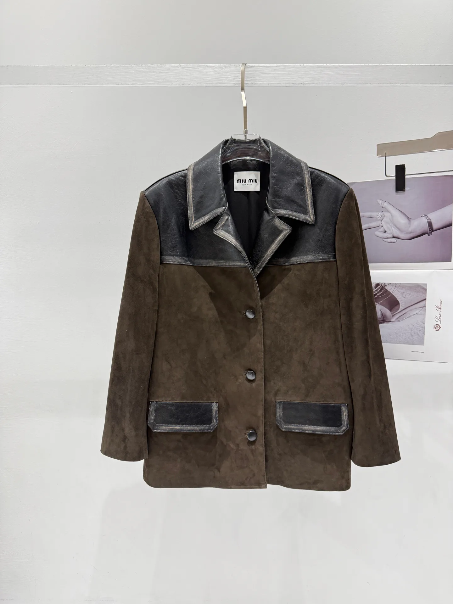 Кожаные Куртки И Дублёнки Женские Miu Miu 12956983