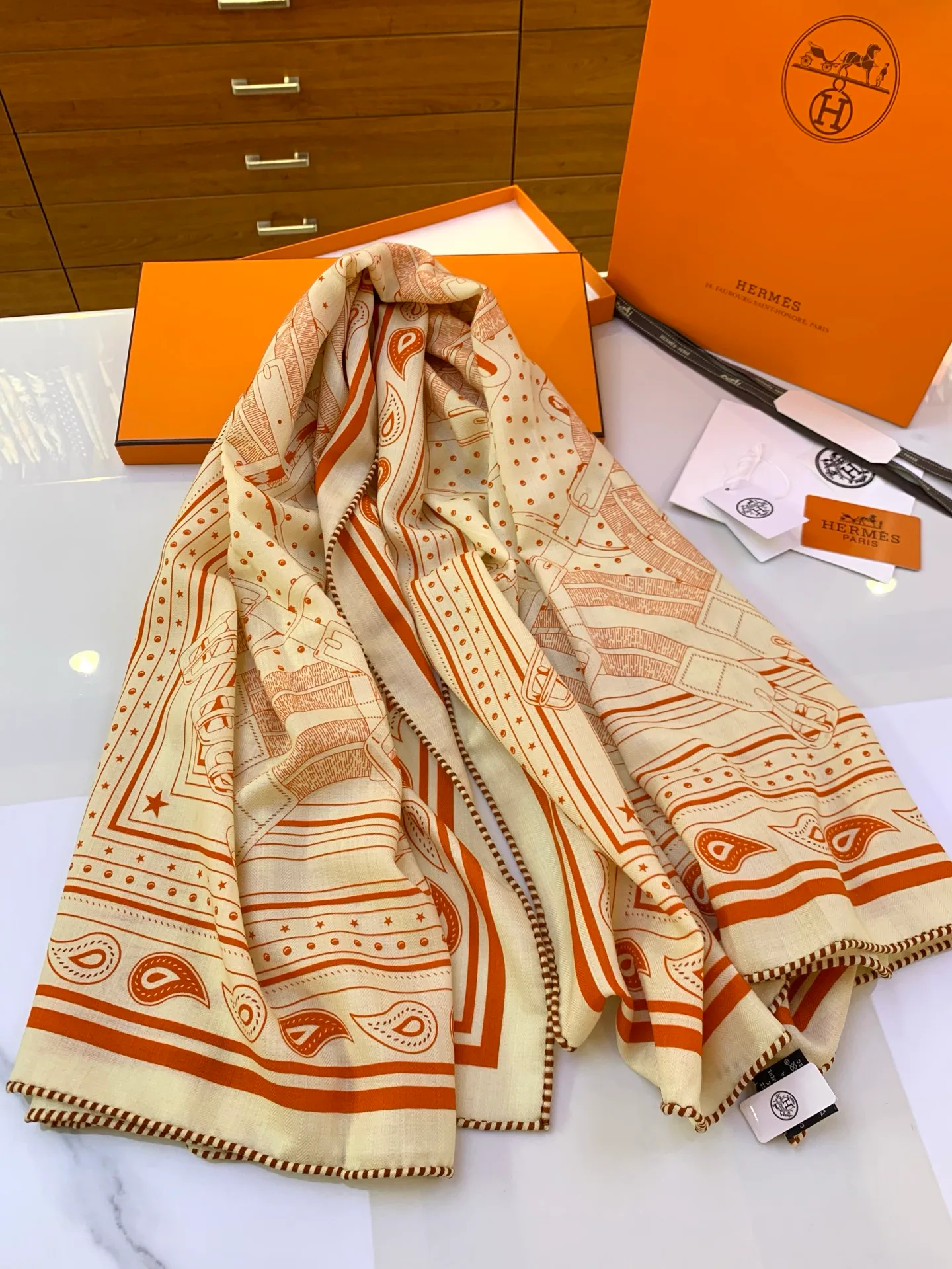 Шарфы Hermes 17027138