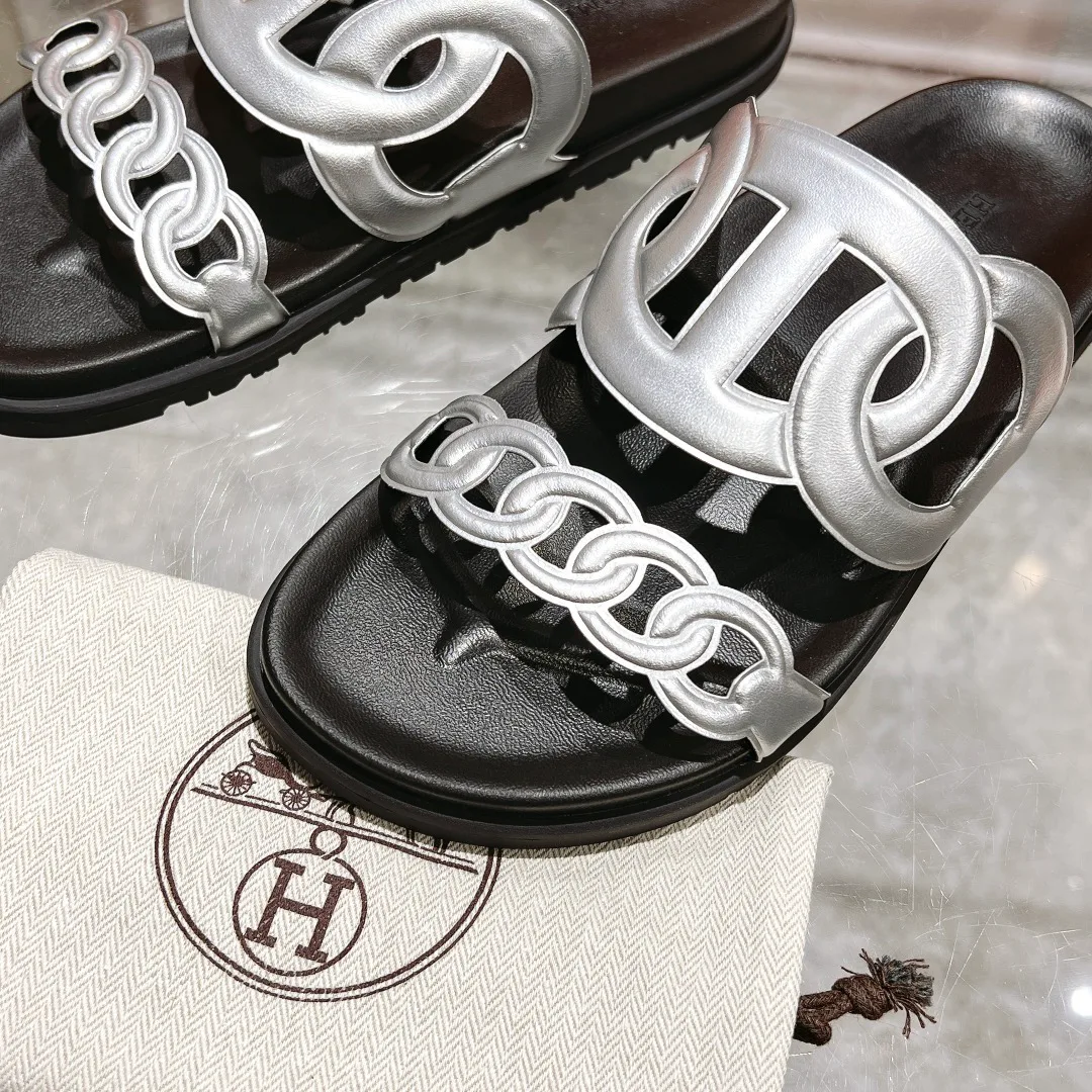 Шлепанцы Женские Hermes 19978