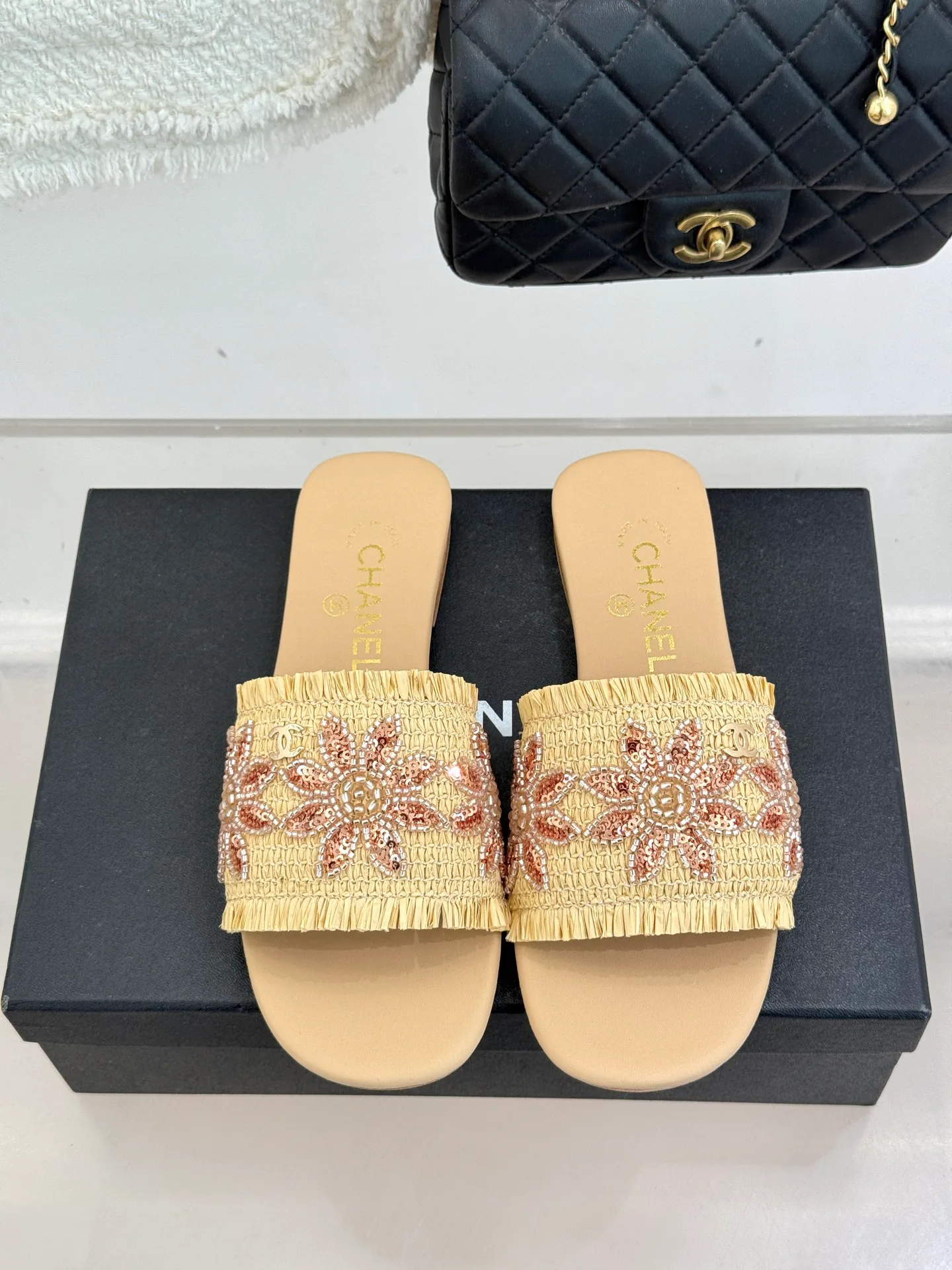 Шлепанцы Женские Chanel 1794983